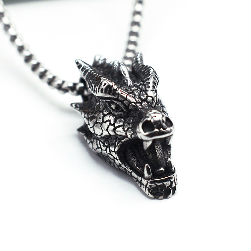 Stainless Steel Necklace  | Dragon