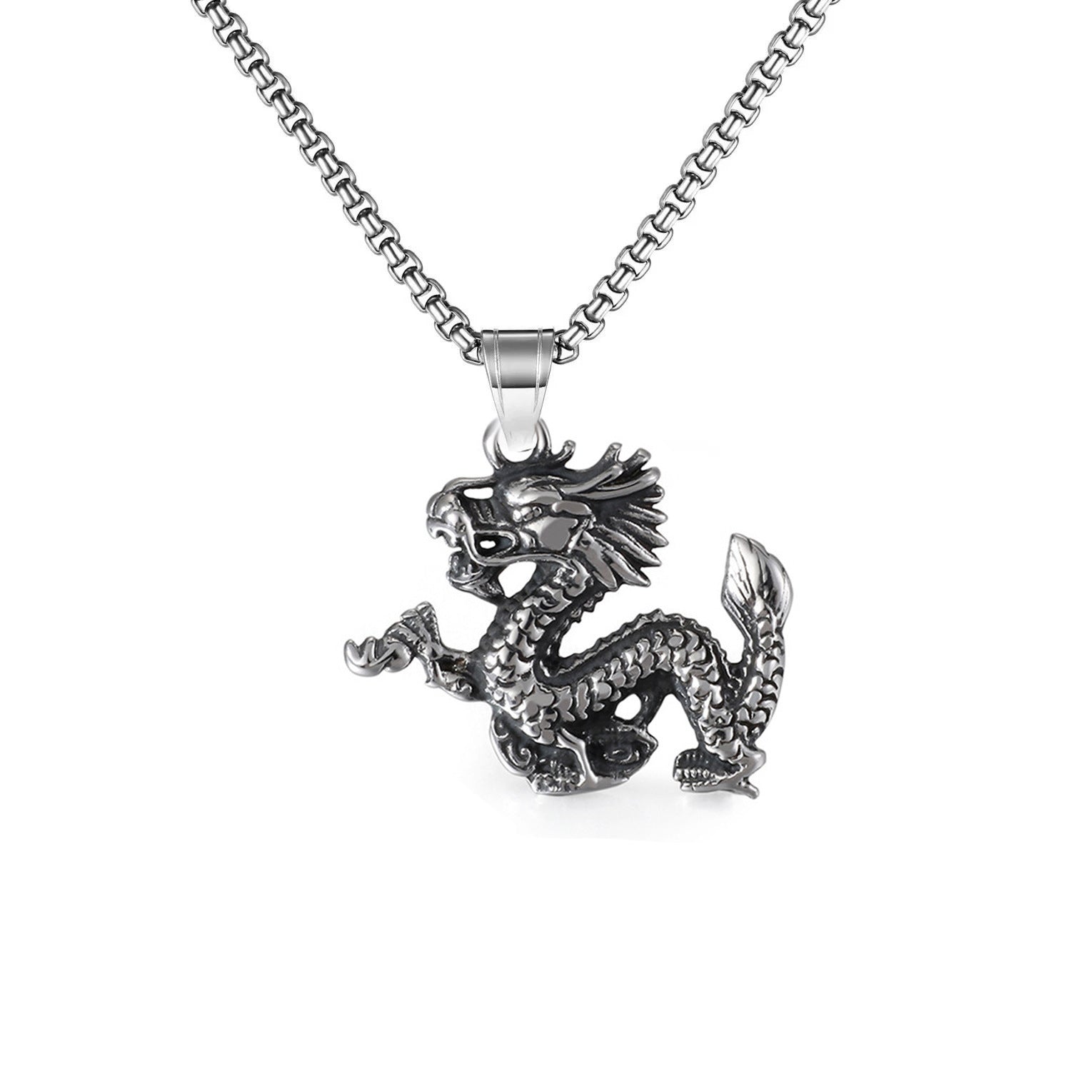 Stainless Steel Necklace  | Dragon