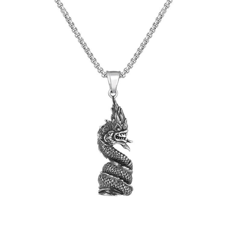 Stainless Steel Necklace  | Dragon
