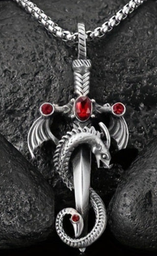 Stainless Steel Necklace  | Dragon