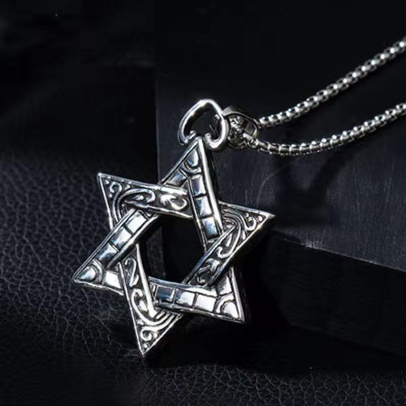 Stainless Steel Celestial Star Necklace