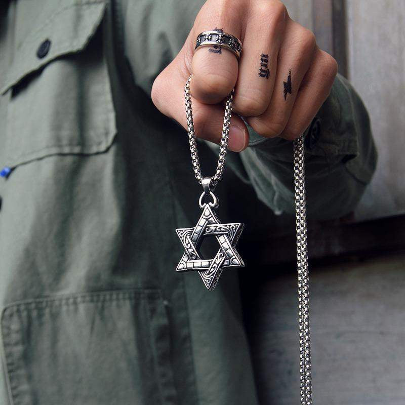 Stainless Steel Celestial Star Necklace