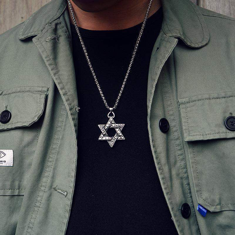 Stainless Steel Celestial Star Necklace