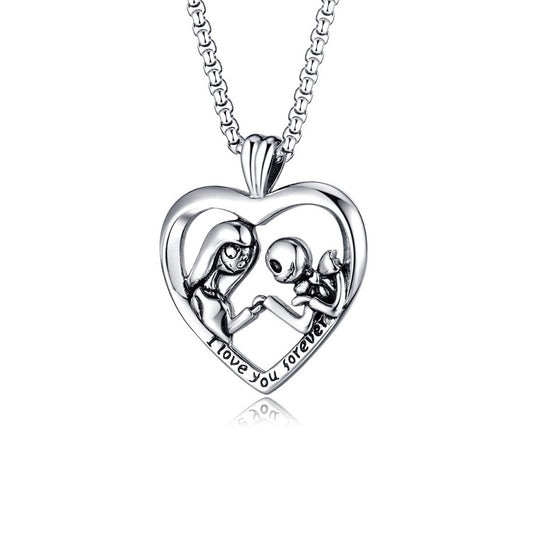 Stainless Steel Nightmare before Christmas Necklace