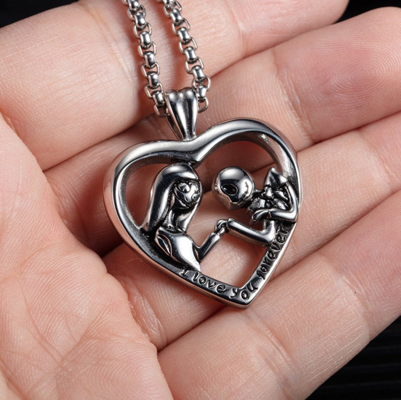 Stainless Steel Nightmare before Christmas Necklace