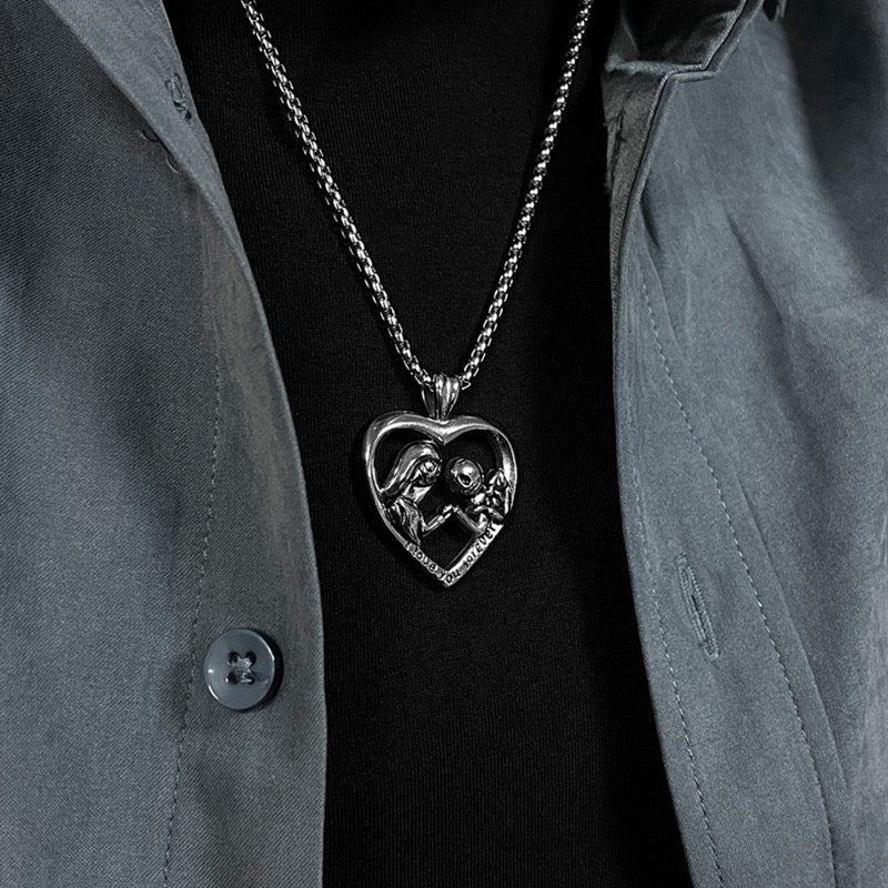 Stainless Steel Nightmare before Christmas Necklace