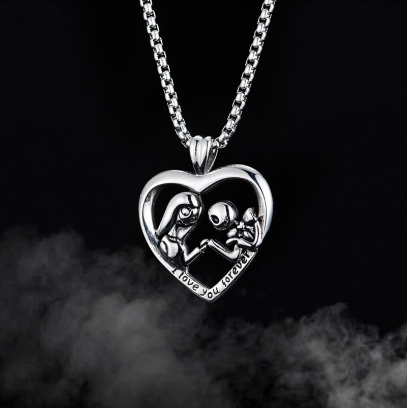 Stainless Steel Nightmare before Christmas Necklace