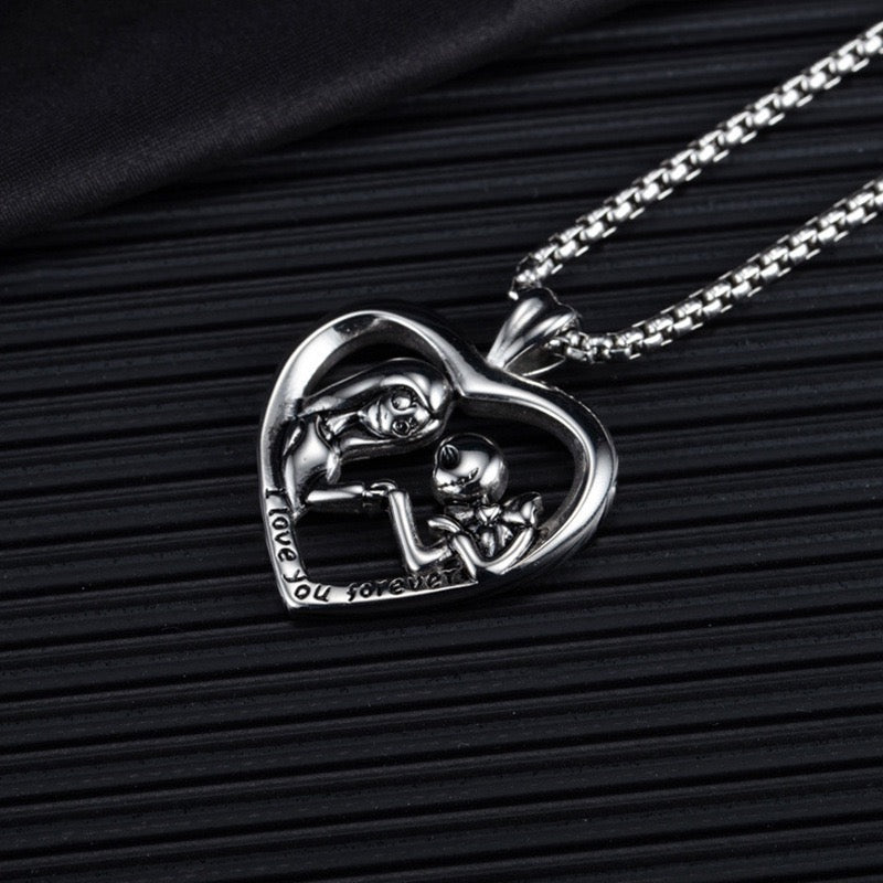Stainless Steel Nightmare before Christmas Necklace