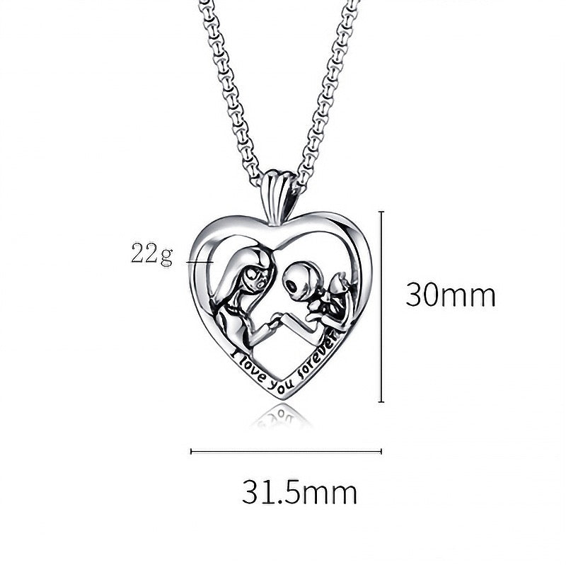 Stainless Steel Nightmare before Christmas Necklace