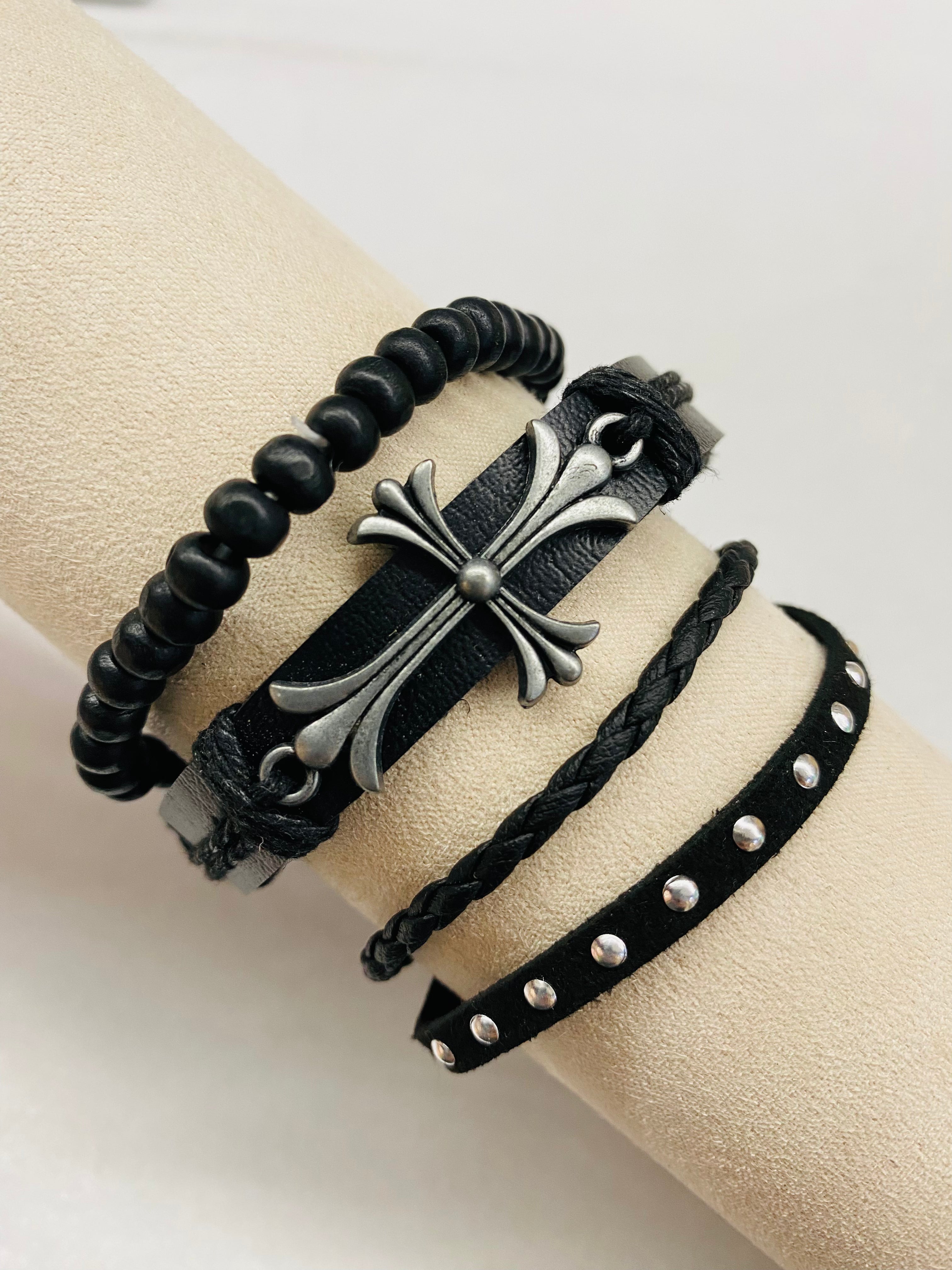 Leather Bracelet | Classic Cross