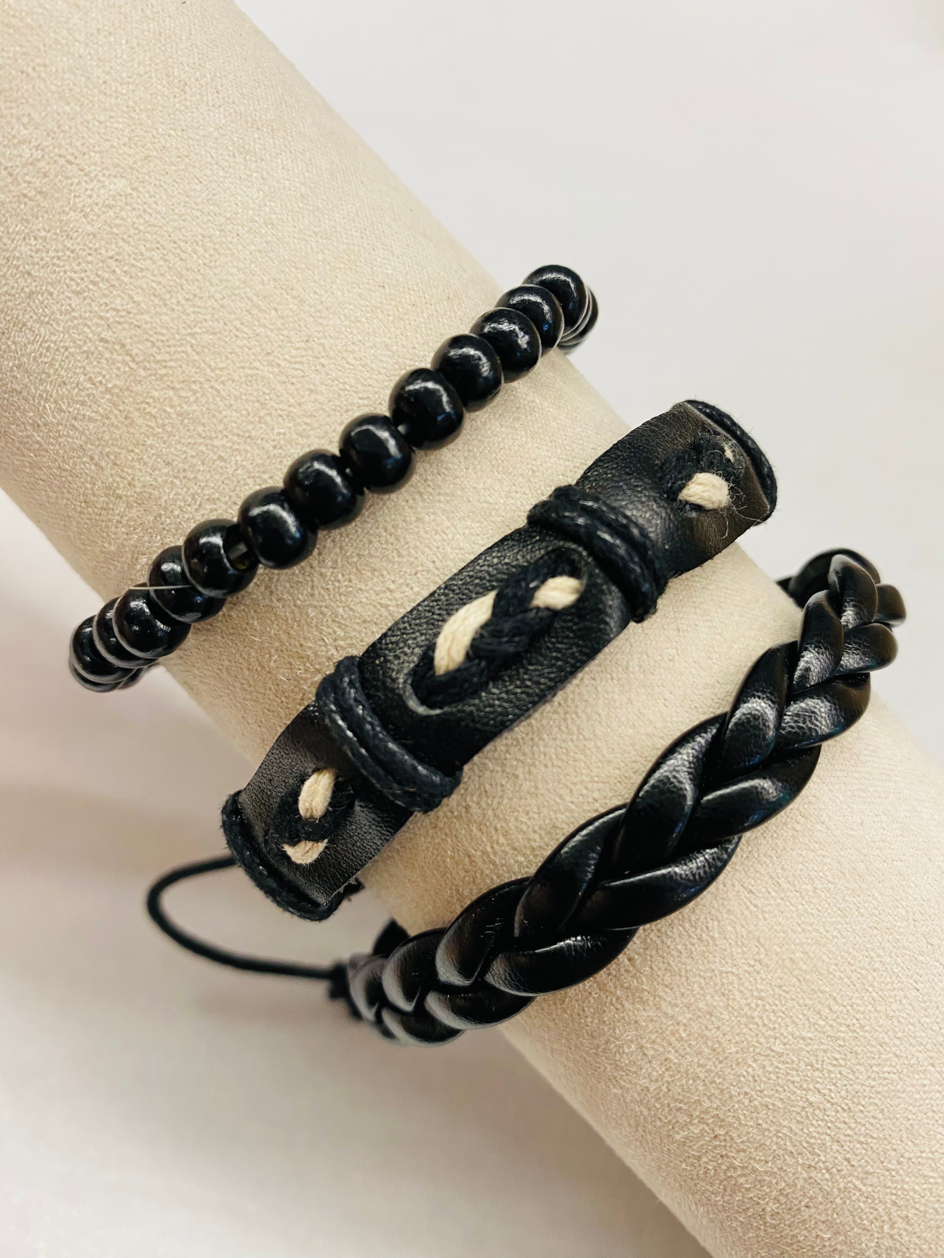 Leather Bracelet | Black Color