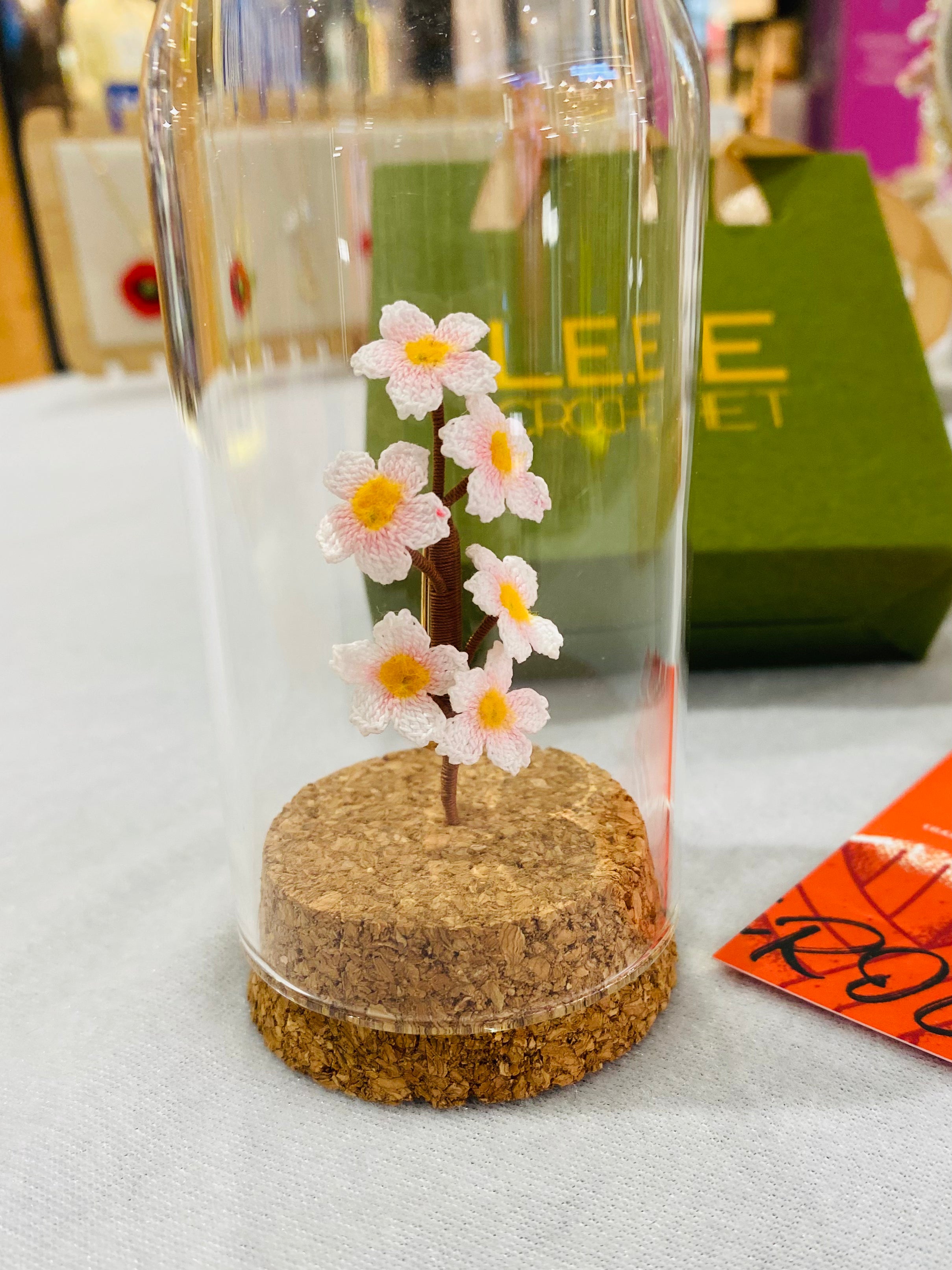 Micro Crochet Brooches | Cherry Blossom