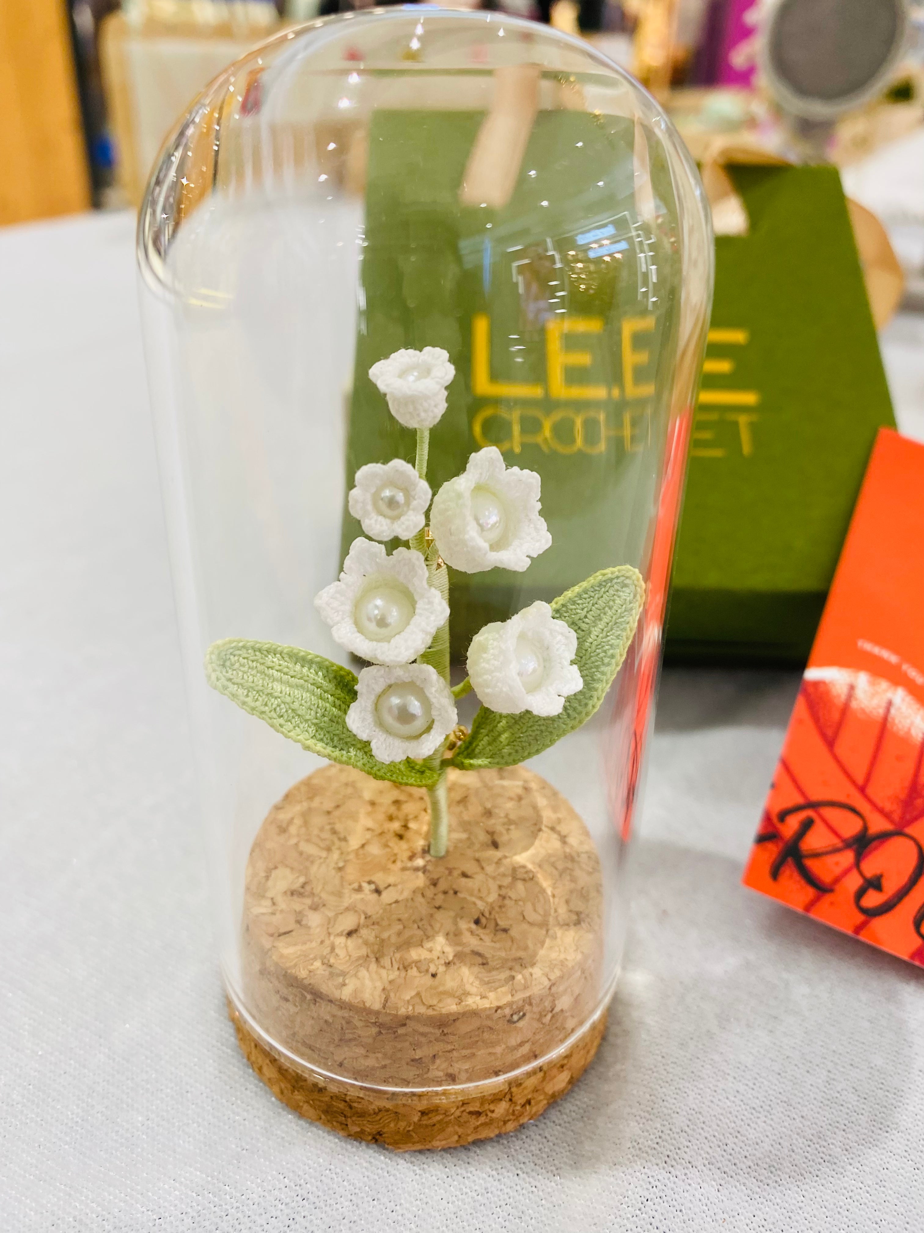 Micro Crochet Brooches | Lily of the valley