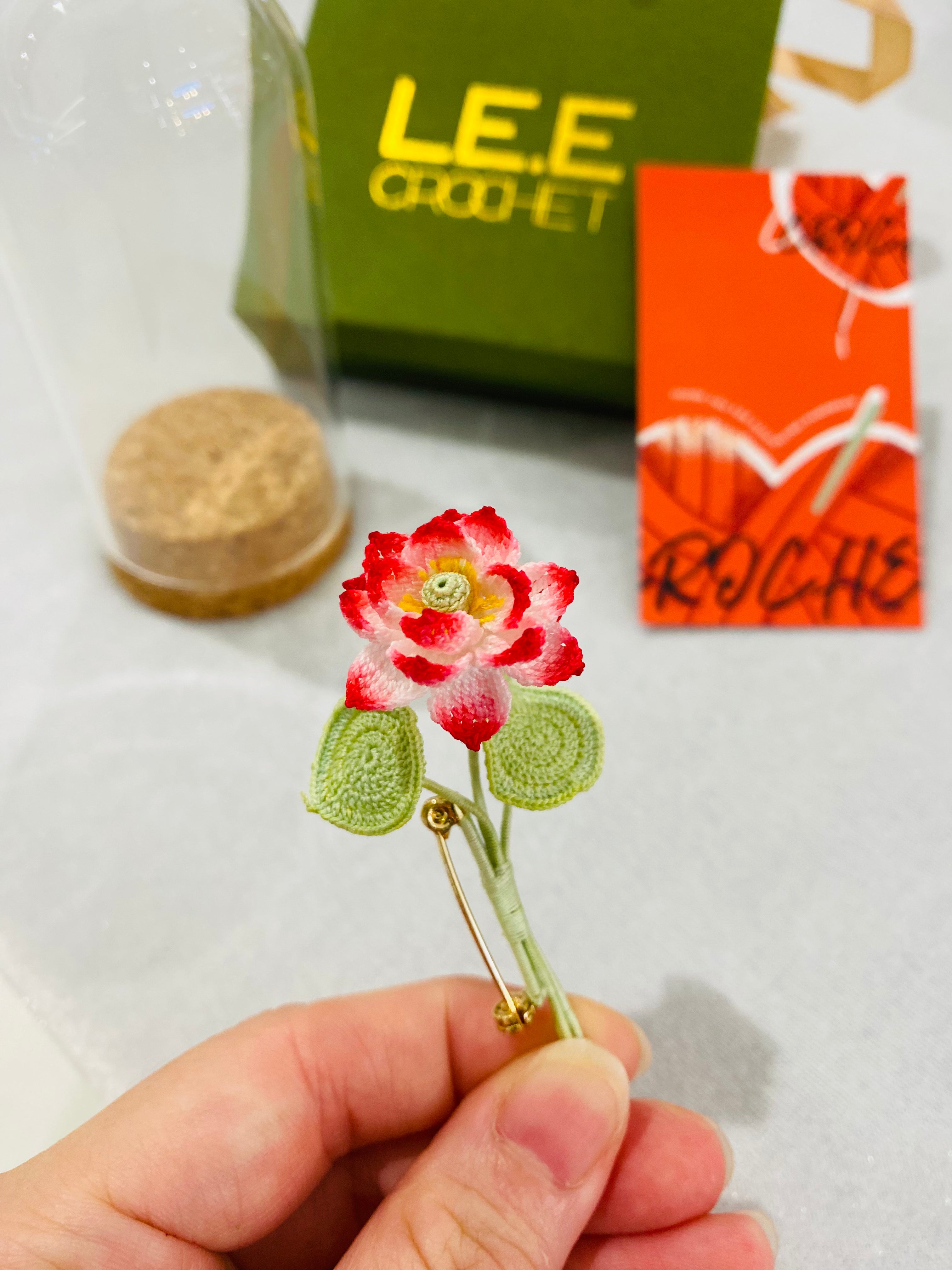 Micro Crochet Brooches | Lotus