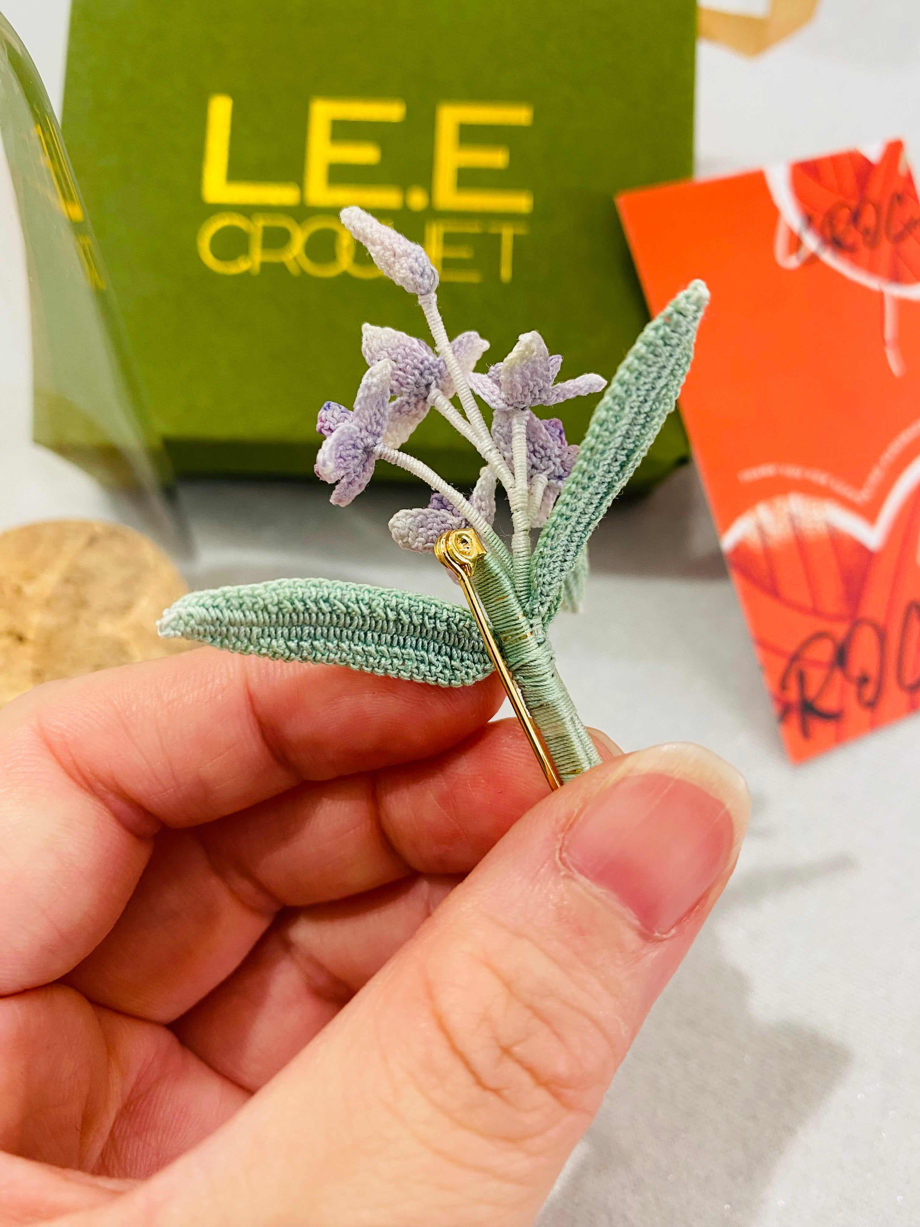Micro Crochet Brooches | Orchids