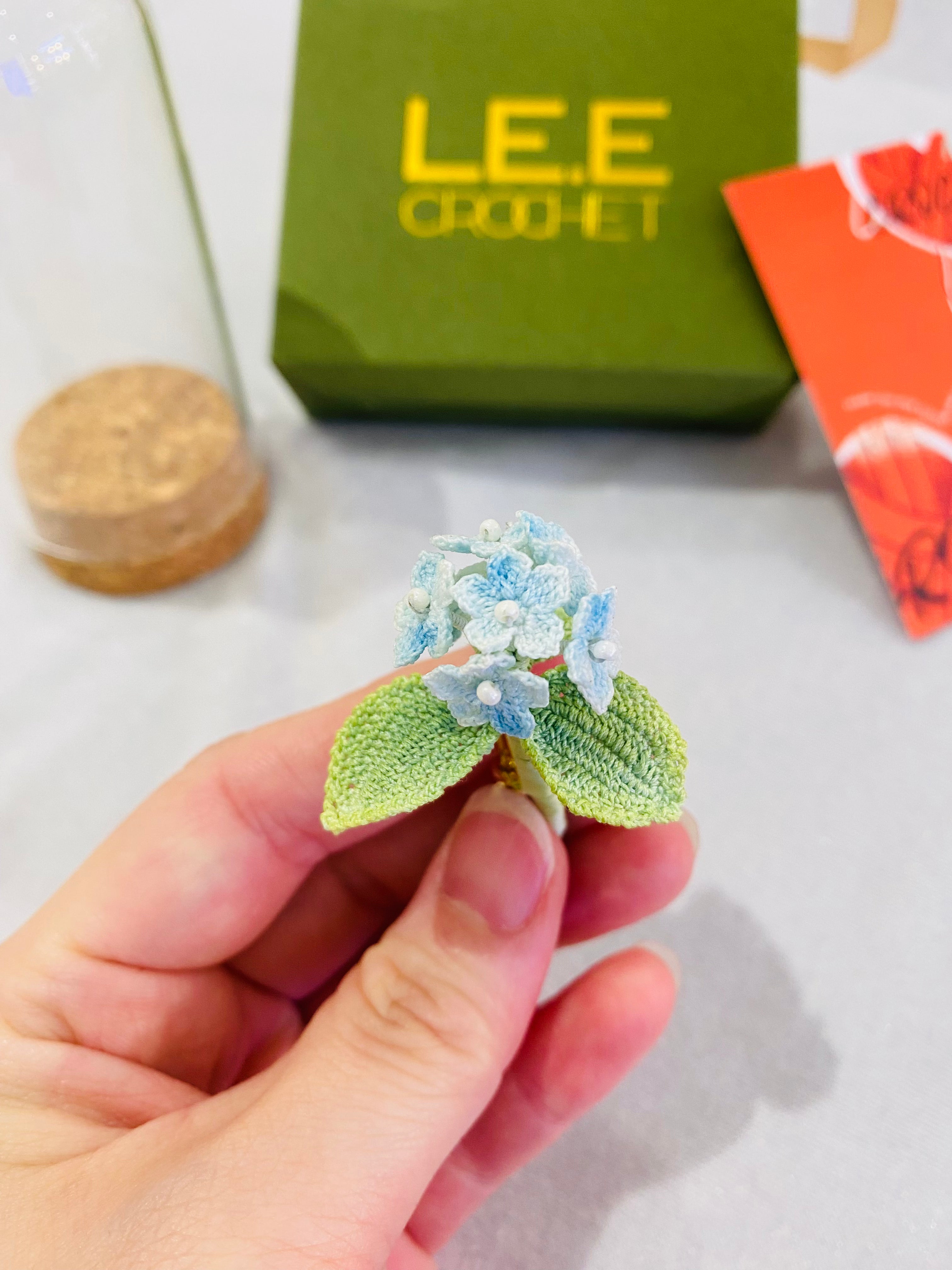 Micro Crochet Brooches | Foget Me Not