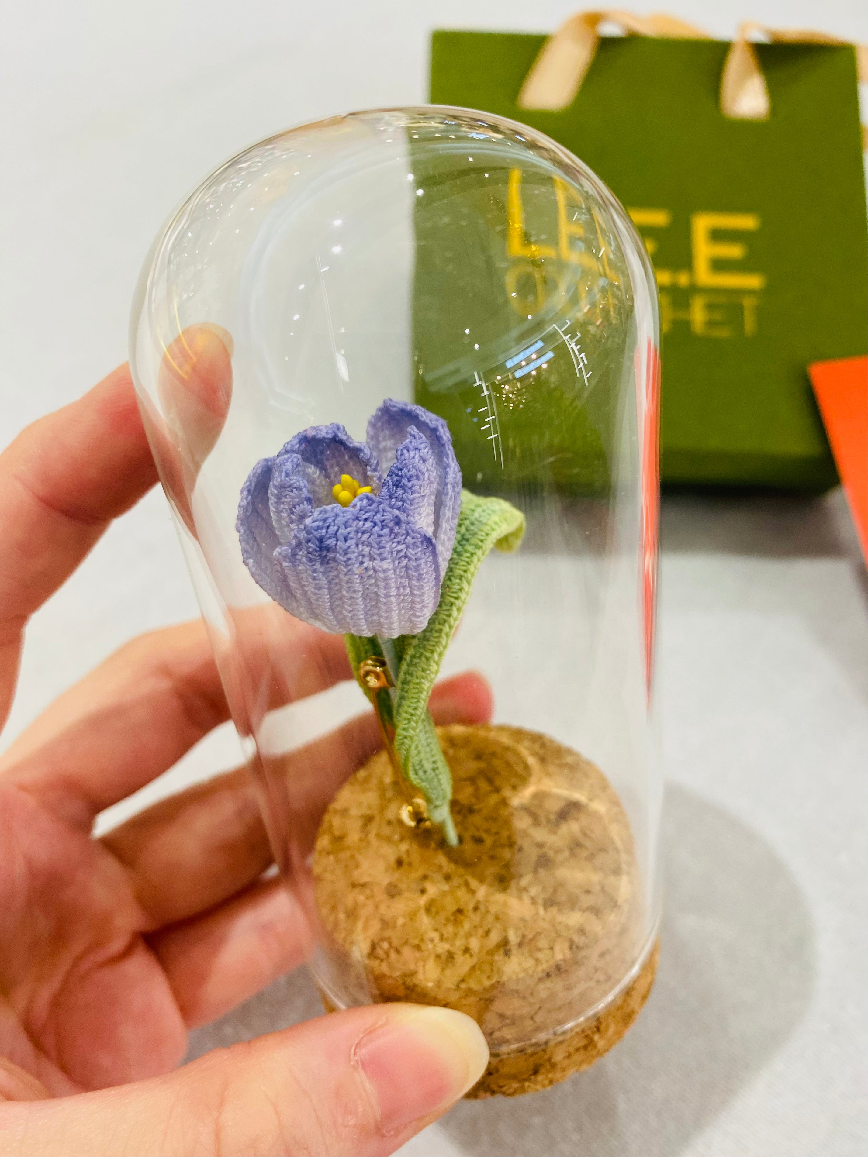 Micro Crochet Brooches | Tulip