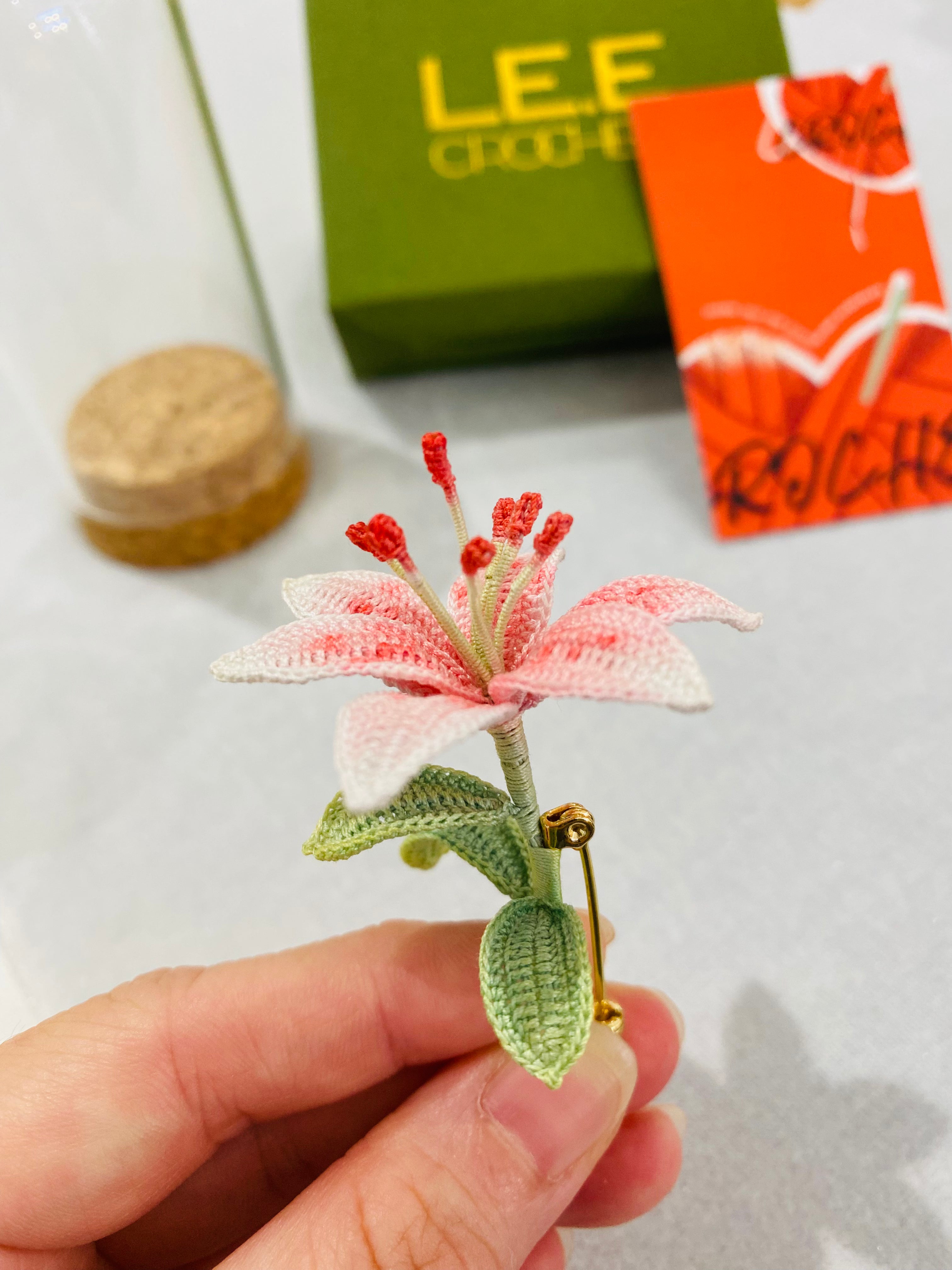 Micro Crochet Brooches | Lily