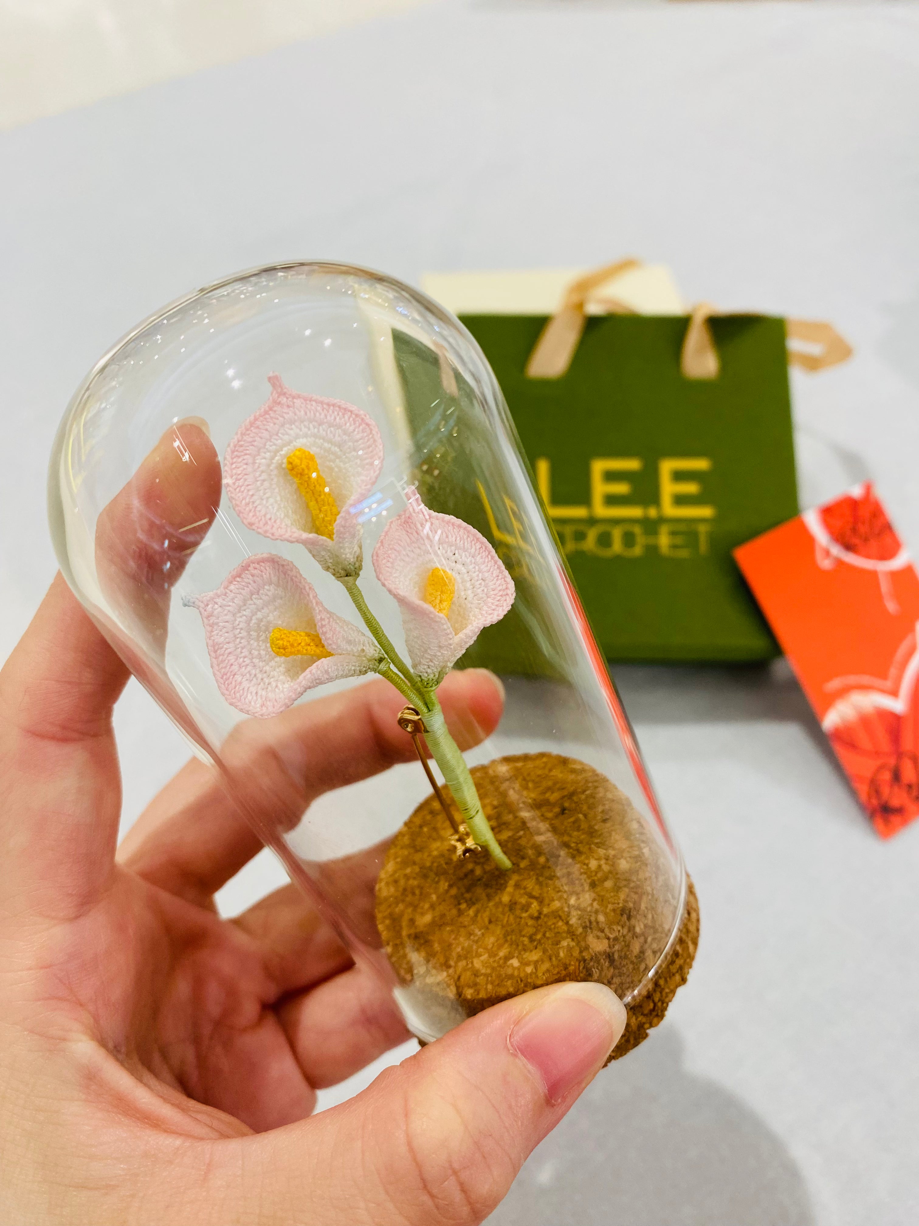 Micro Crochet Brooches | Calla Lily