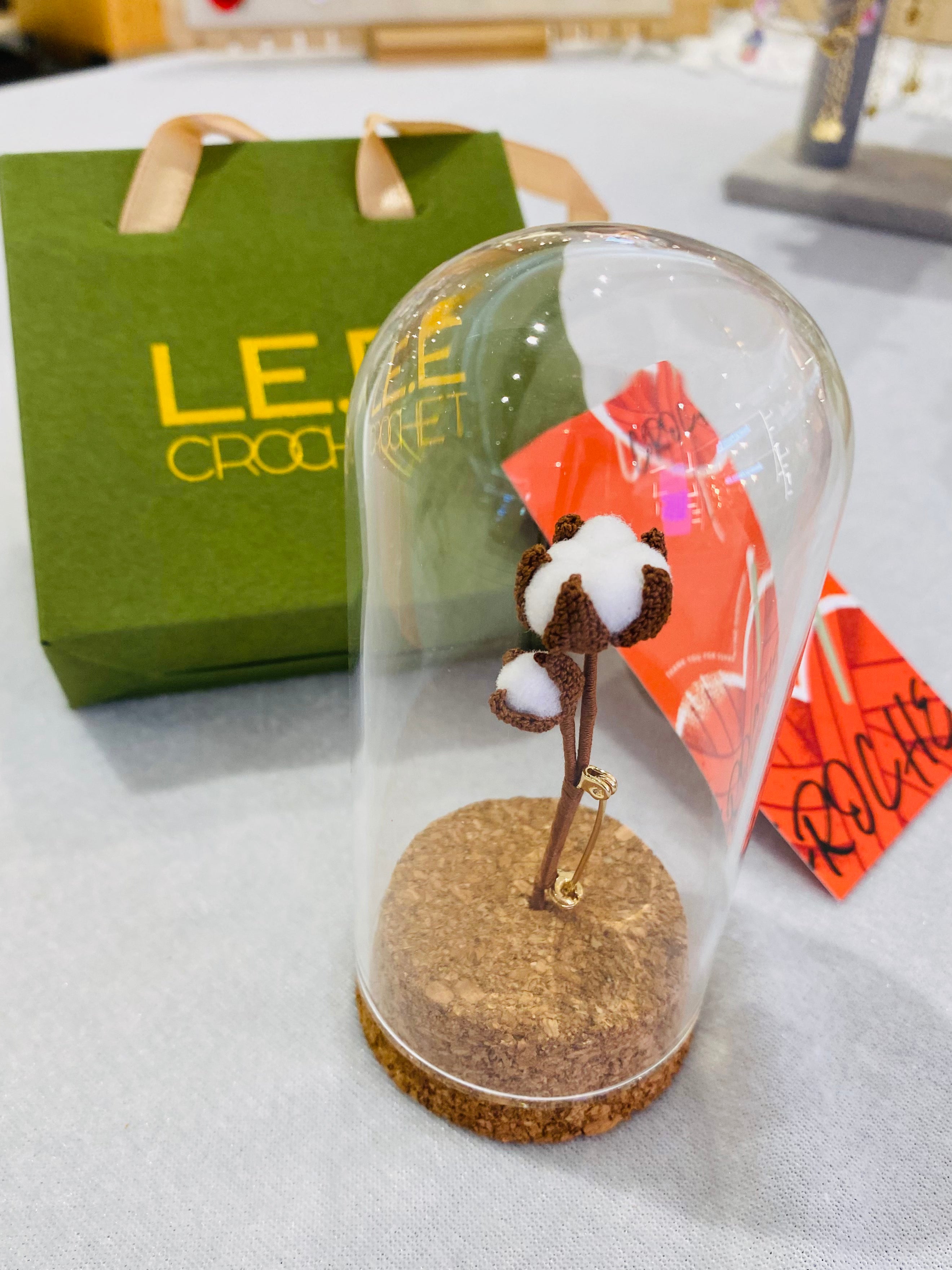 Micro Crochet Brooches | Cotton Flower