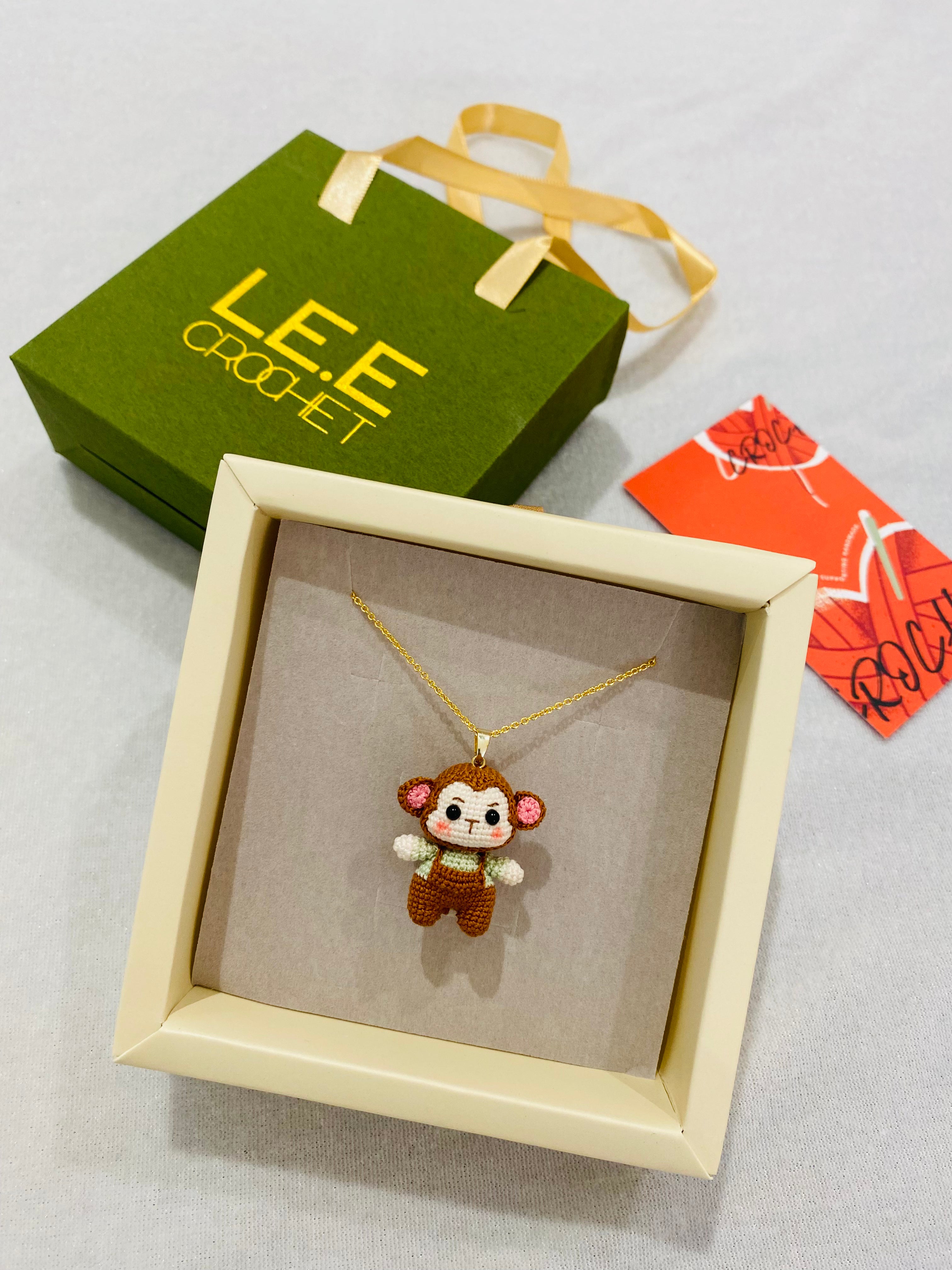 Micro Crochet Necklaces |  Monkey