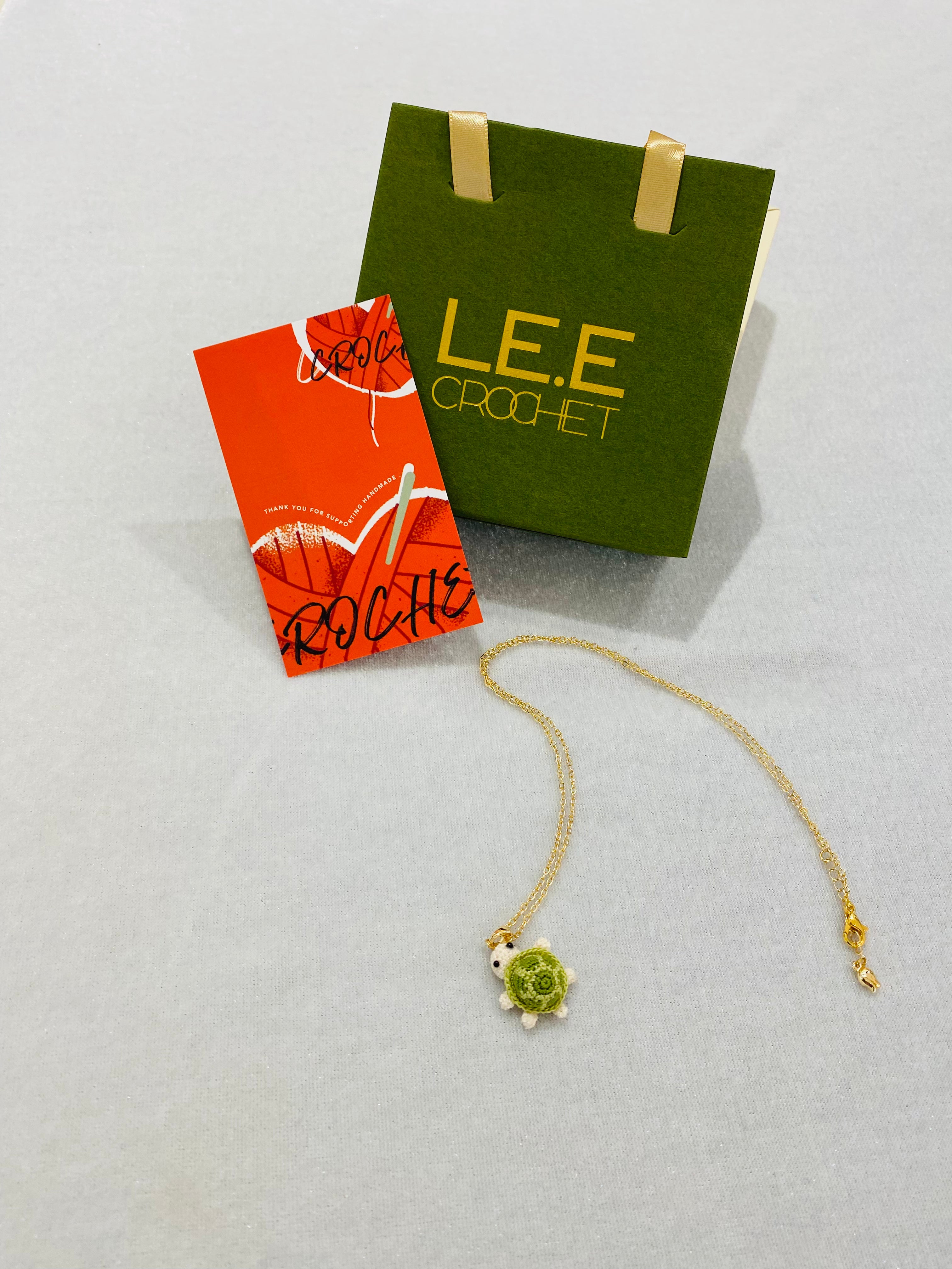 Micro Crochet Necklaces | Turtle