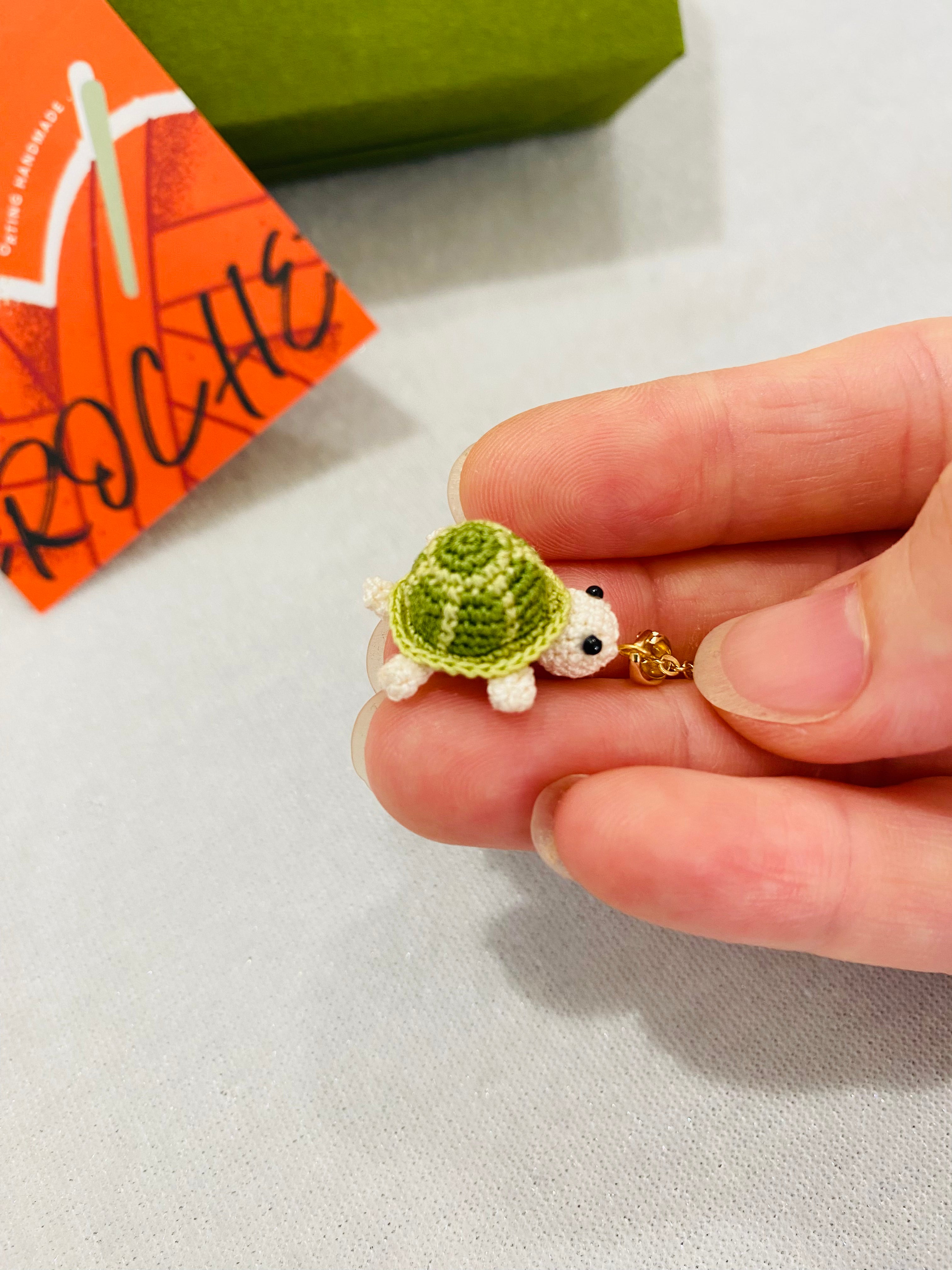 Micro Crochet Necklaces | Turtle