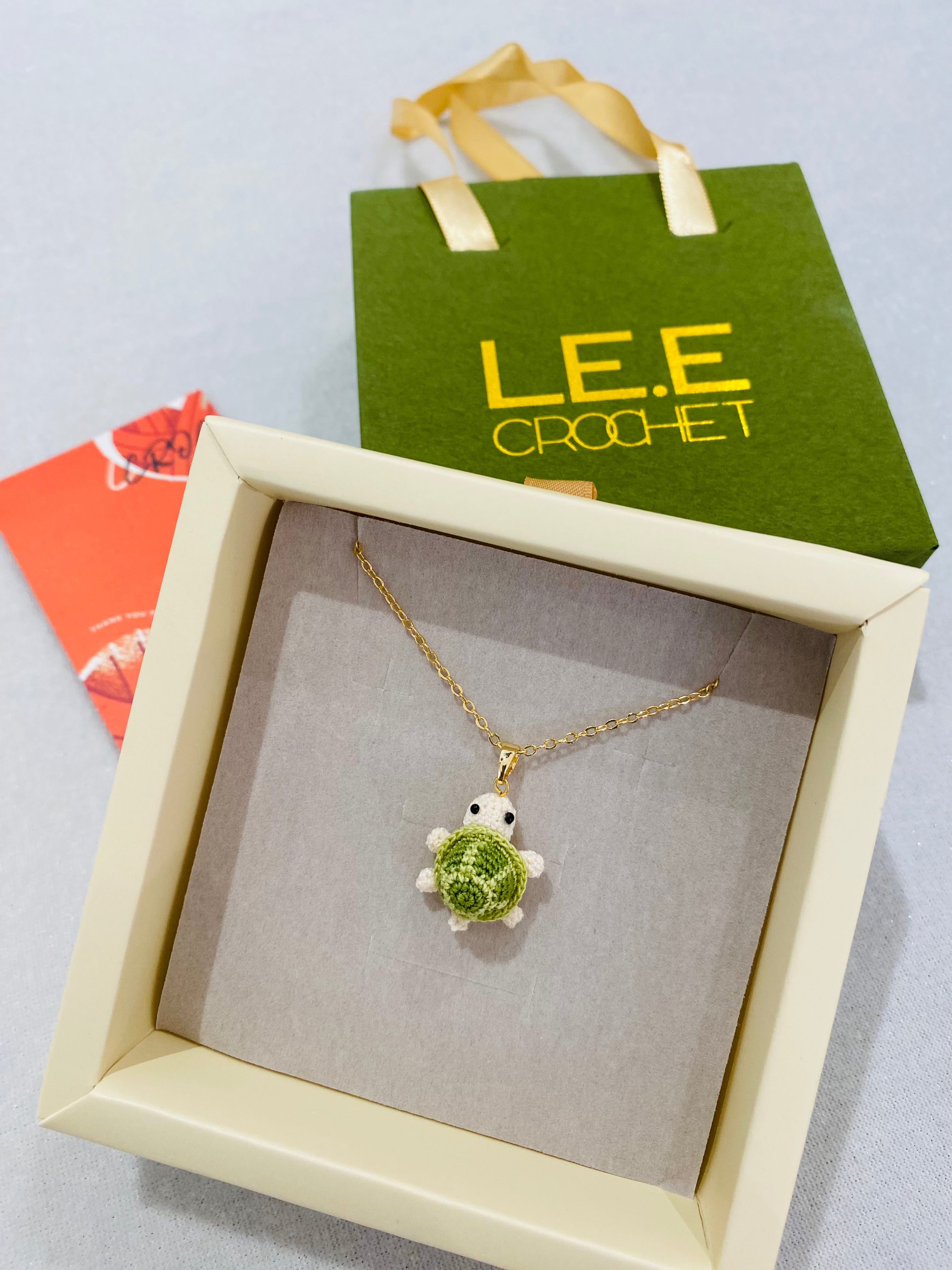 Micro Crochet Necklaces | Turtle