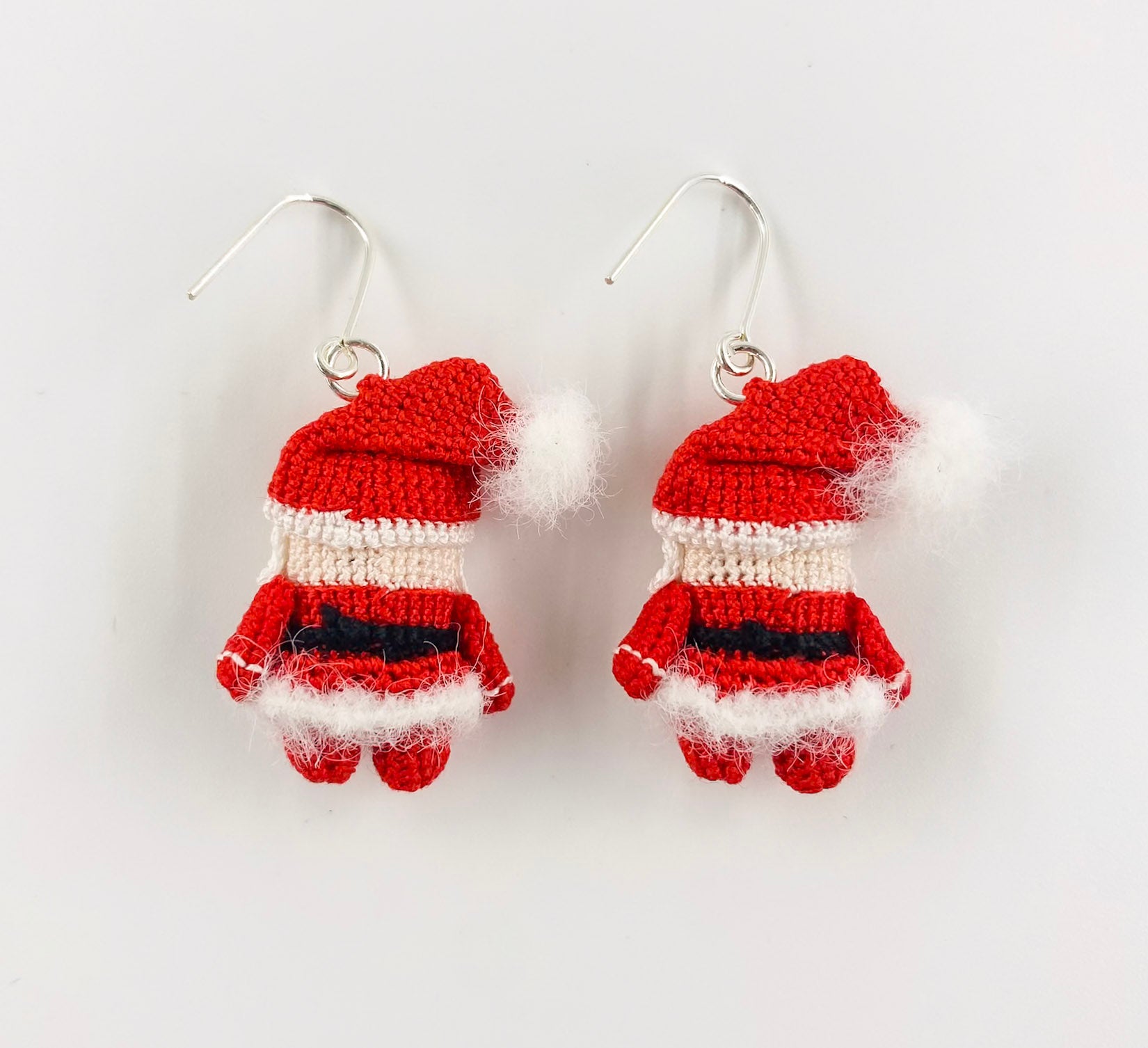 🎄2025 NEW DESIGN 🎄Micro Crochet Earrings | Santa Claus