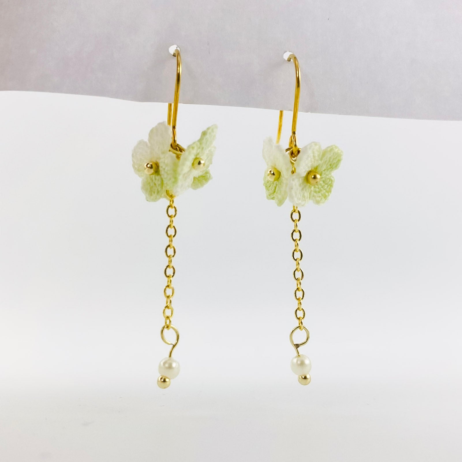 Micro Crochet Earrings | Little Flower Blossoms