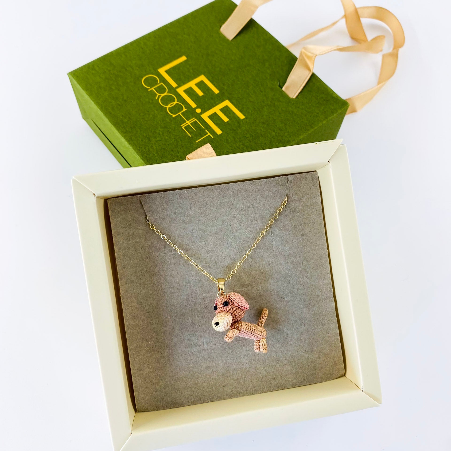 Micro Crochet Necklaces | Dachshund