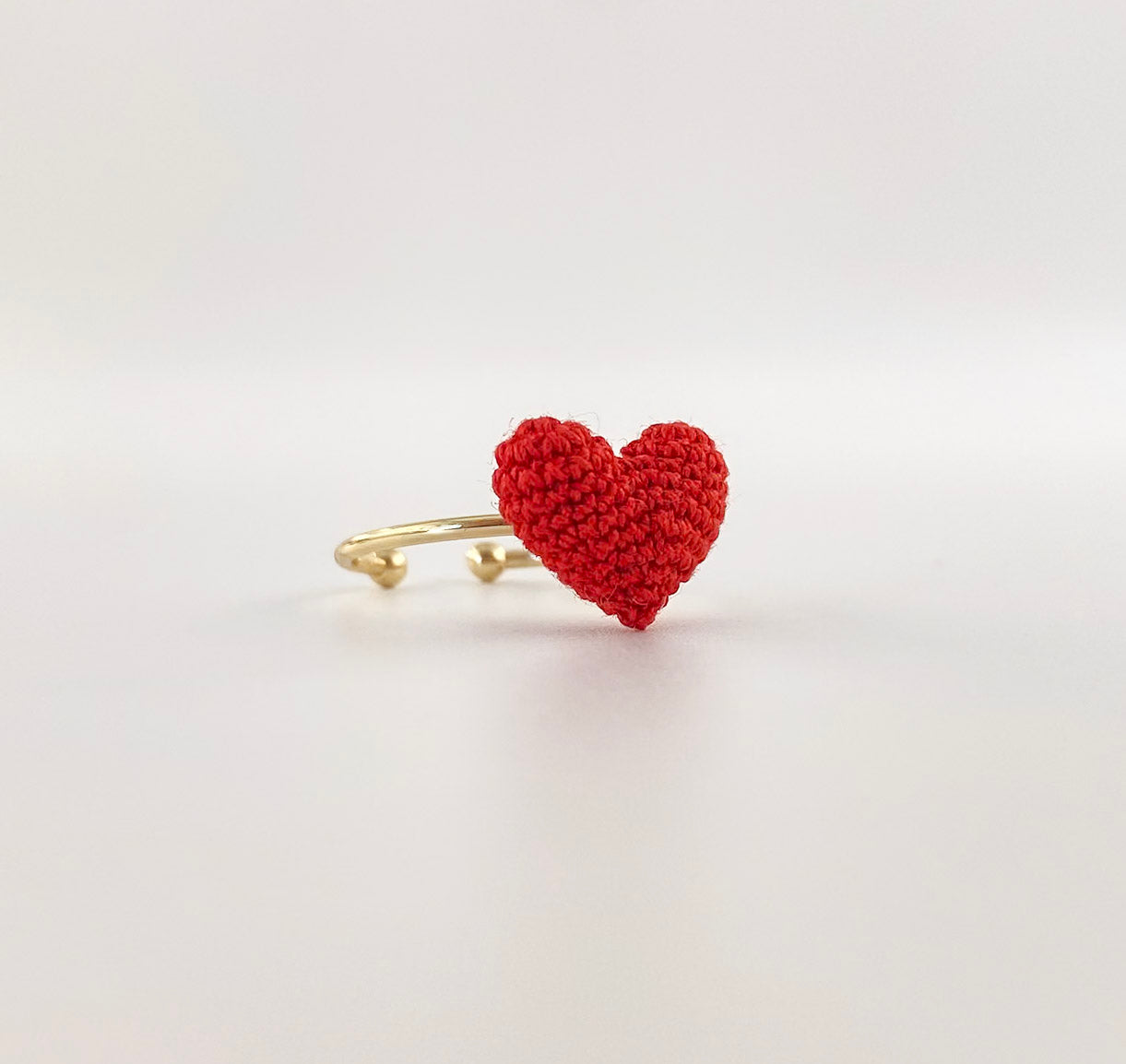 Micro Crochet Earring | Love Heart