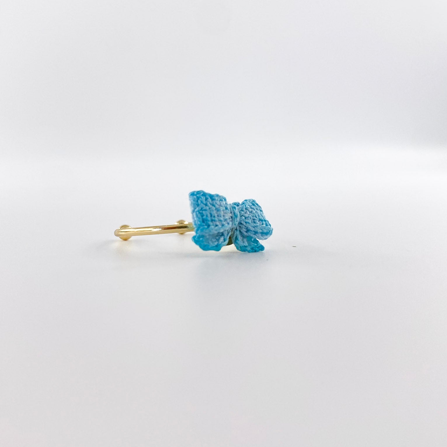 Micro Crochet Ring  | Bow