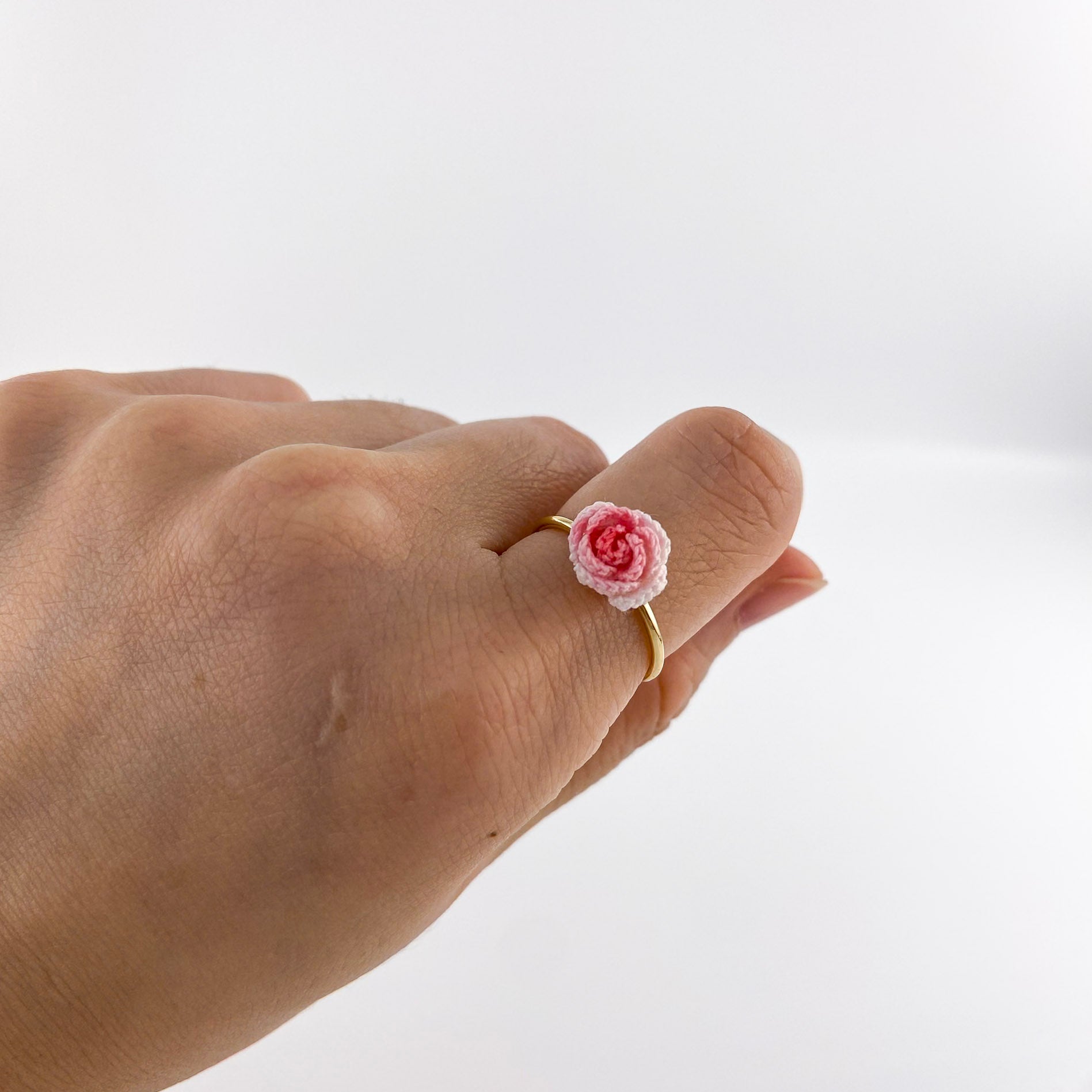 Micro Crochet Rings  | Roses