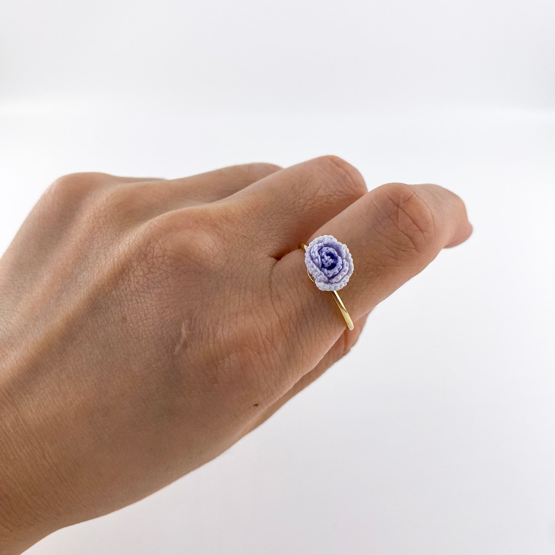 Micro Crochet Rings  | Roses