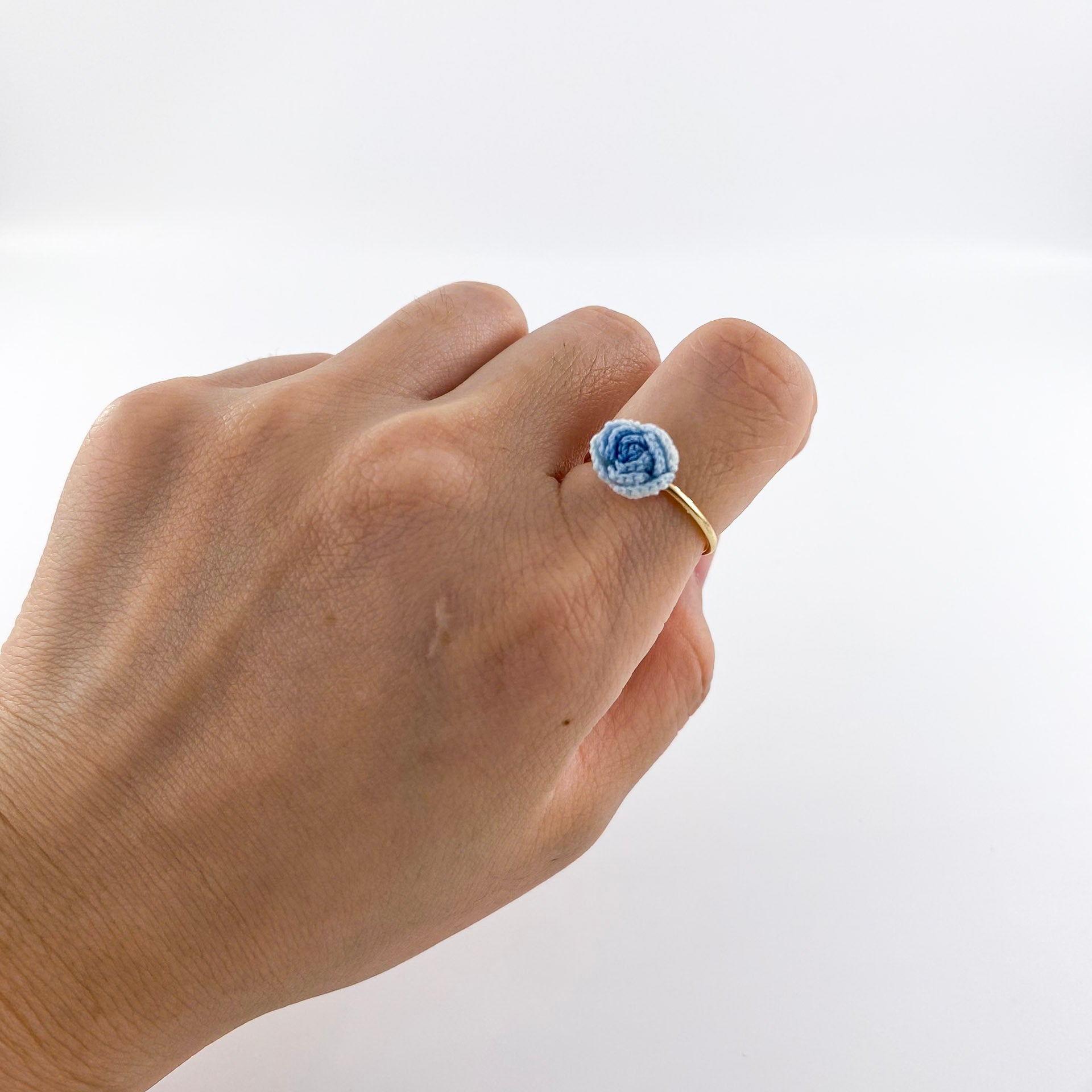 Micro Crochet Rings  | Roses