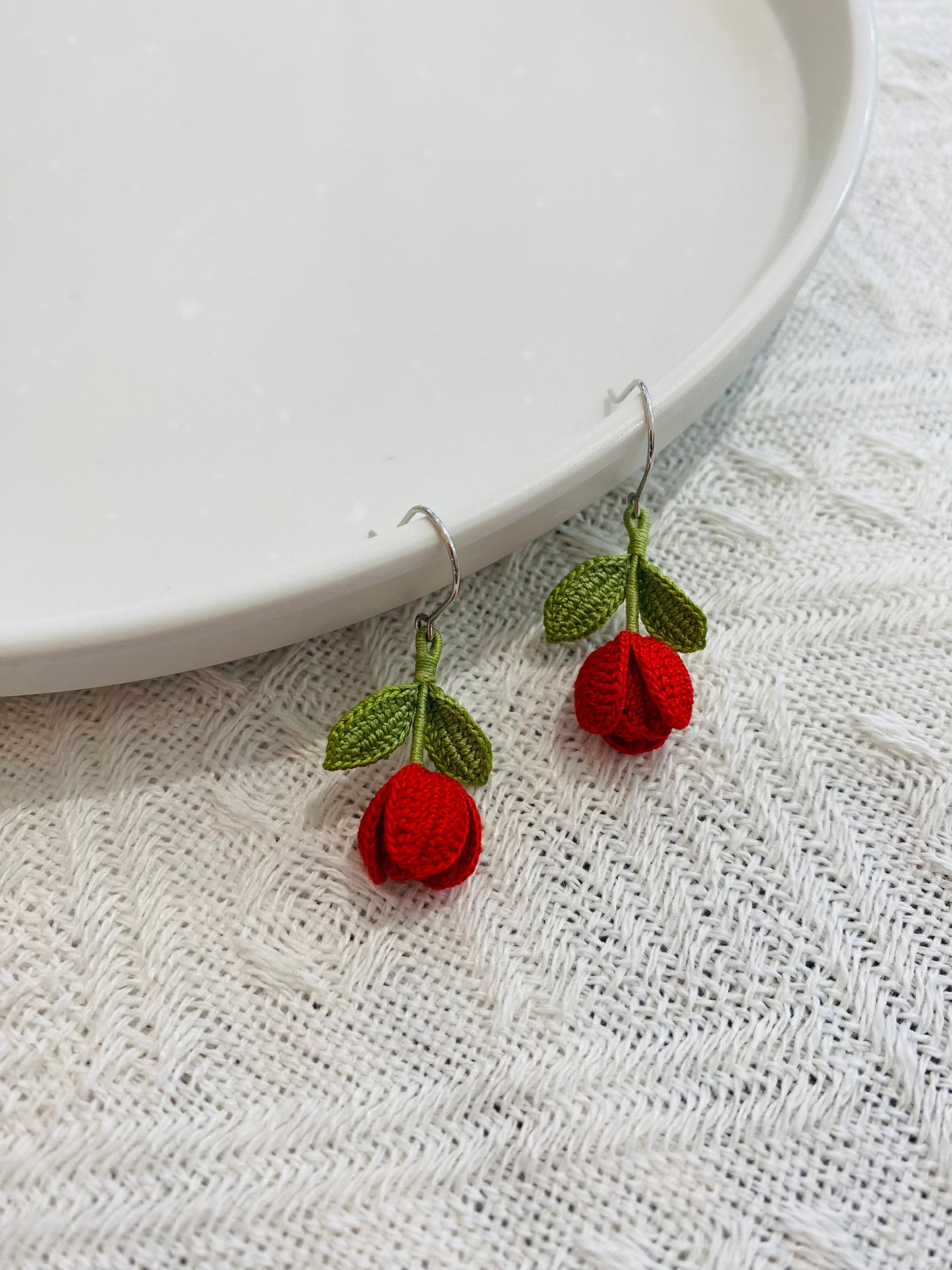 Micro Crochet Earring | Tulip