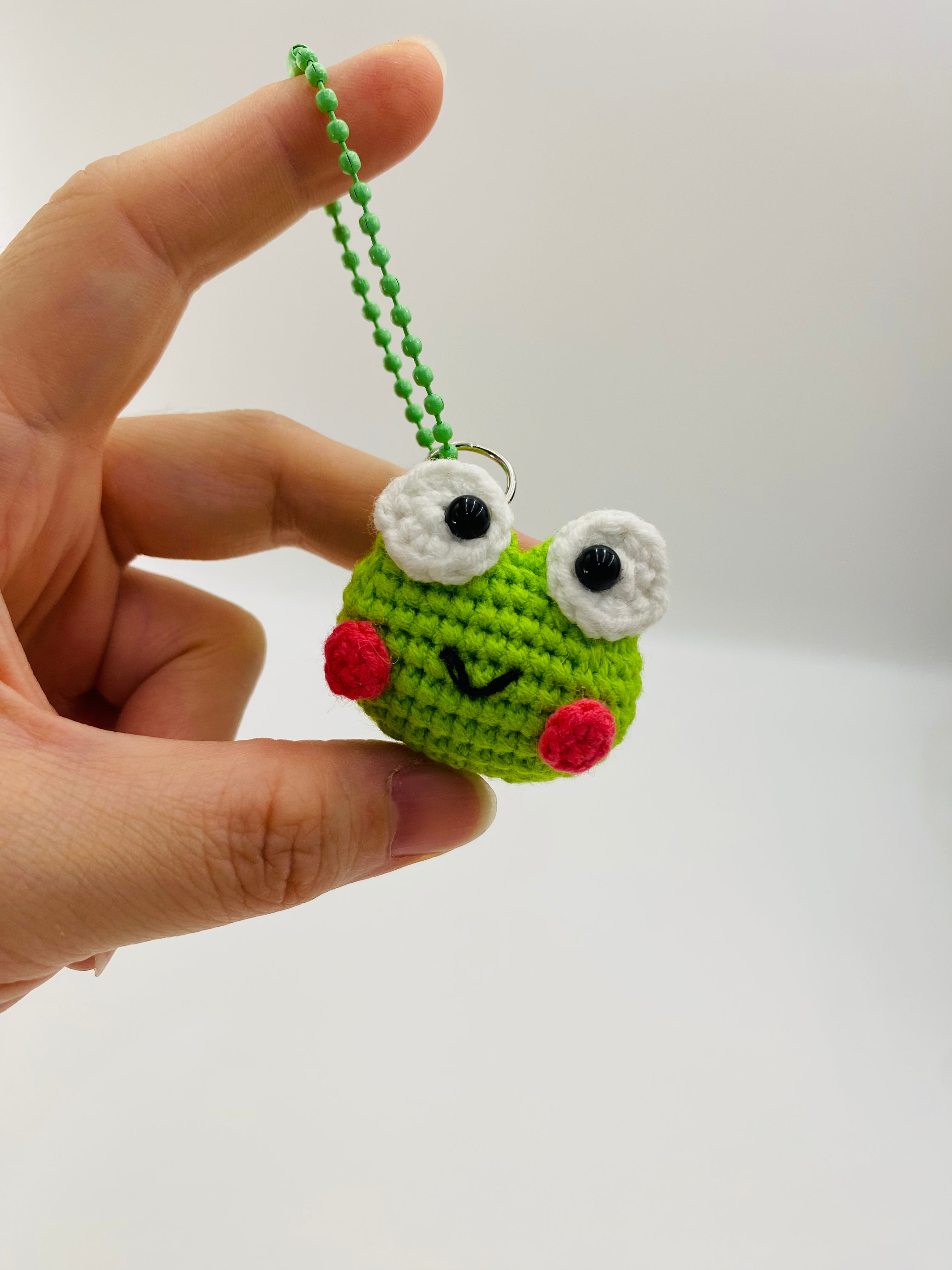 Crochet Keychains | Little Frog Head