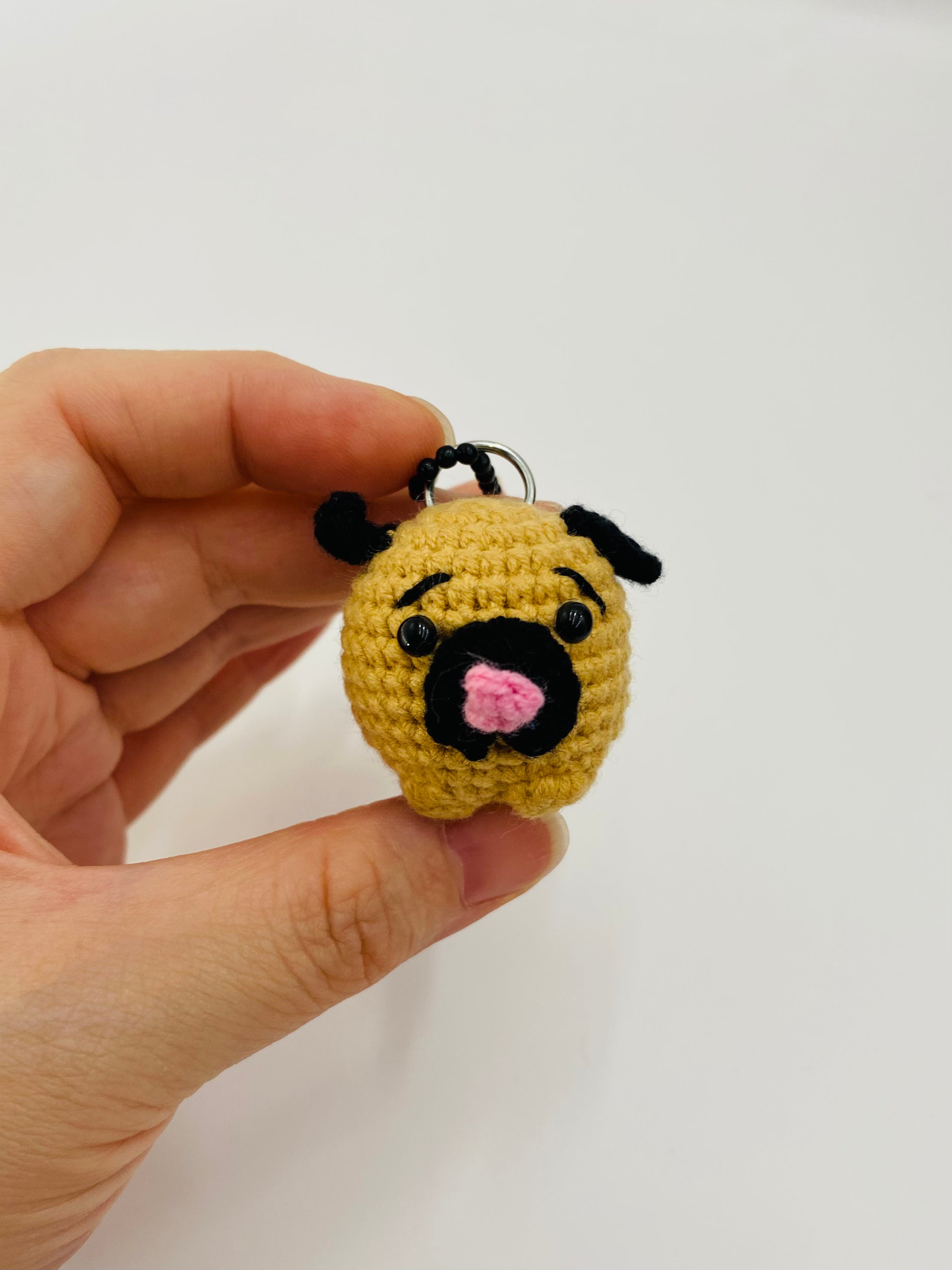 Crochet Keychains | Cute Bulldog