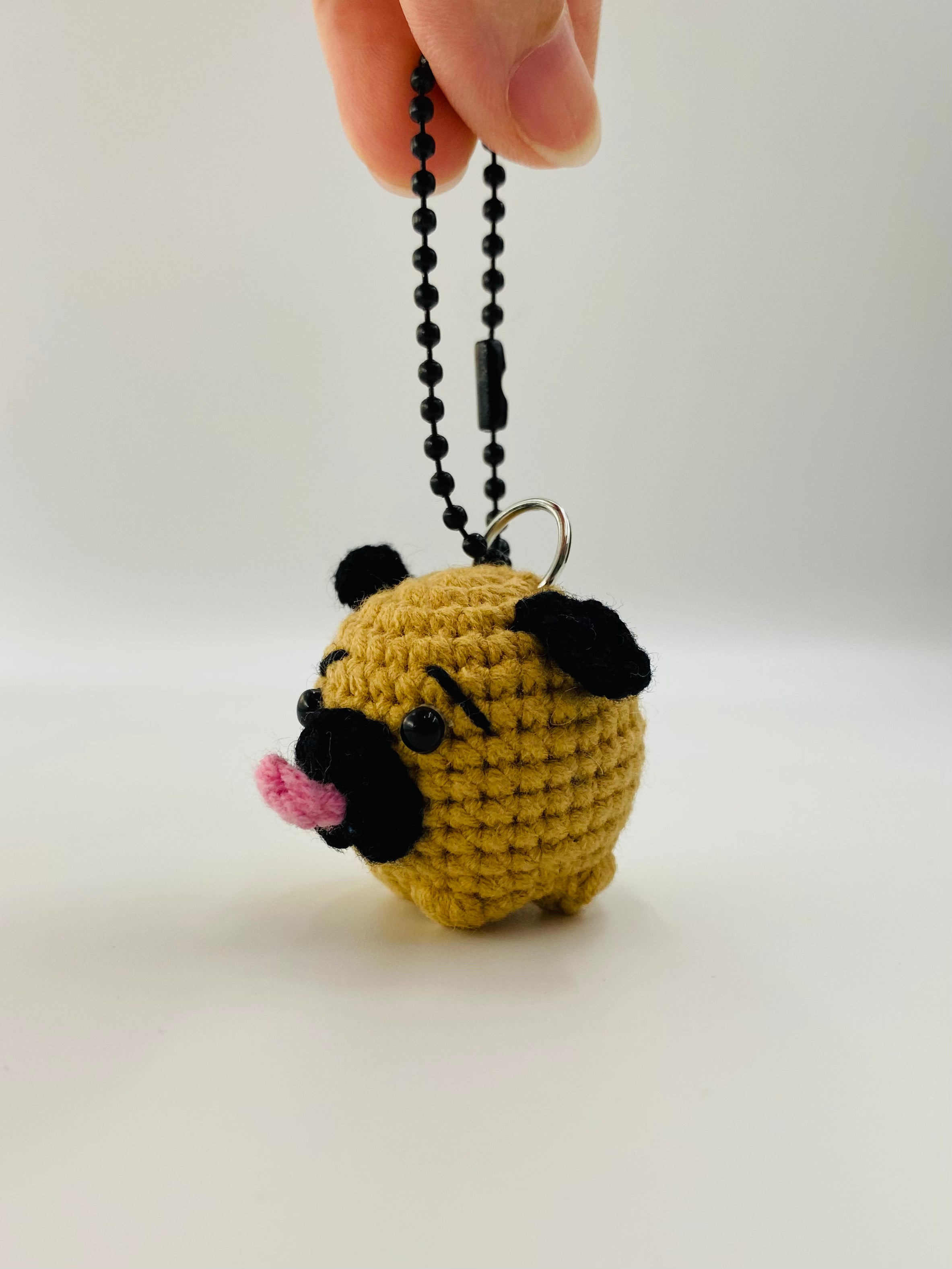 Crochet Keychains | Cute Bulldog