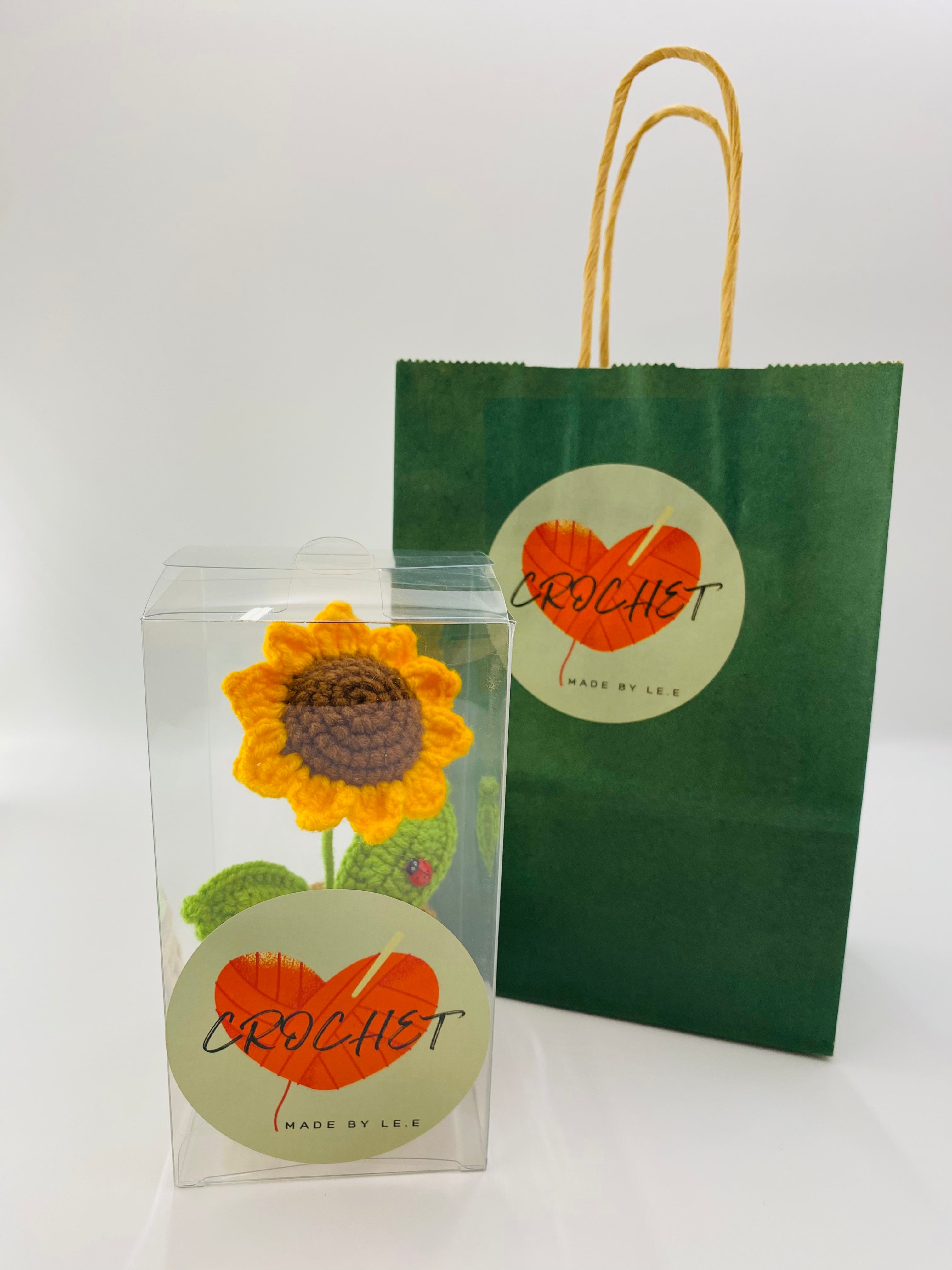 Crochet Potted Plants | Sunflower