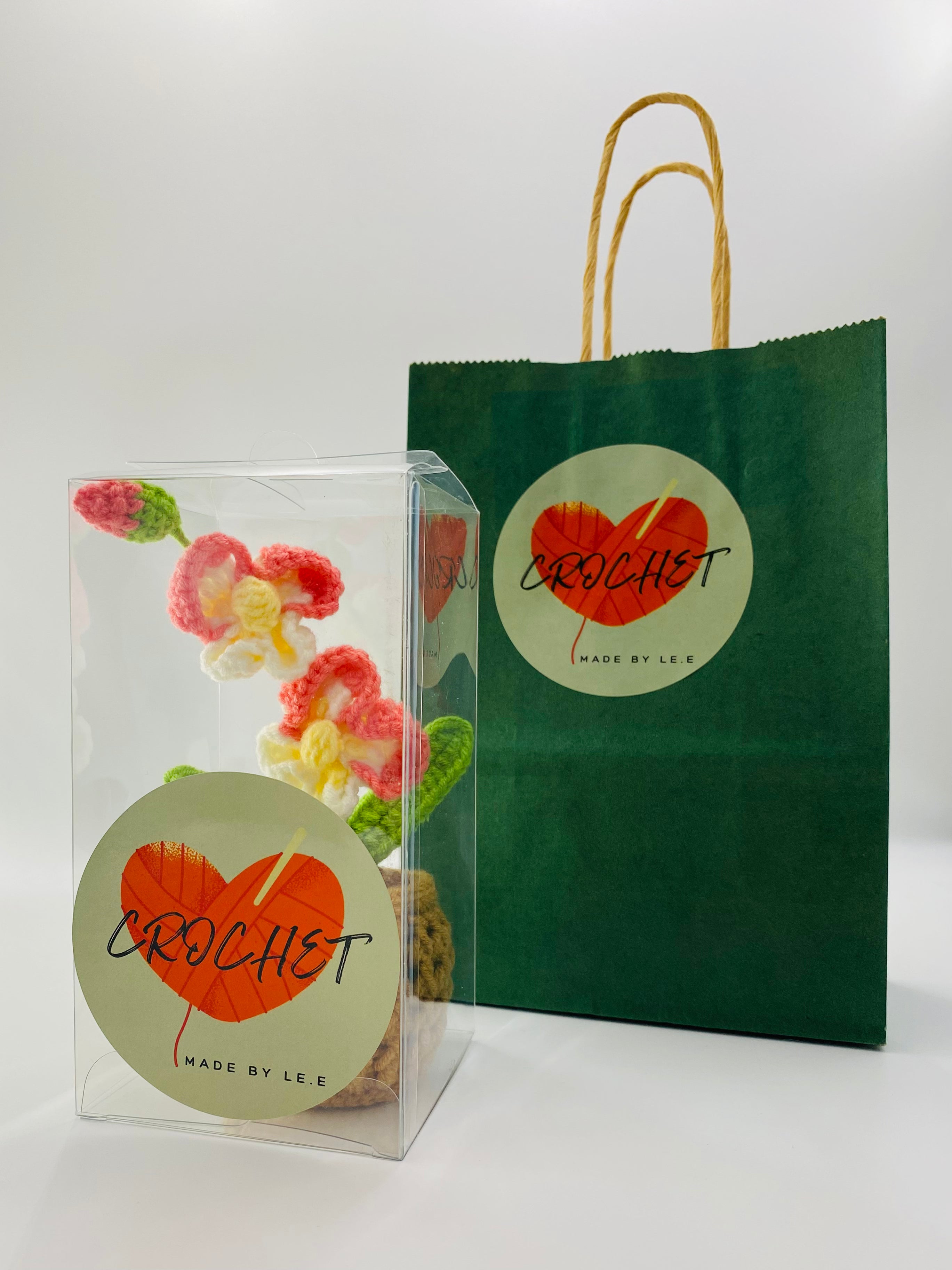 Crochet Pot Plant | Orchids