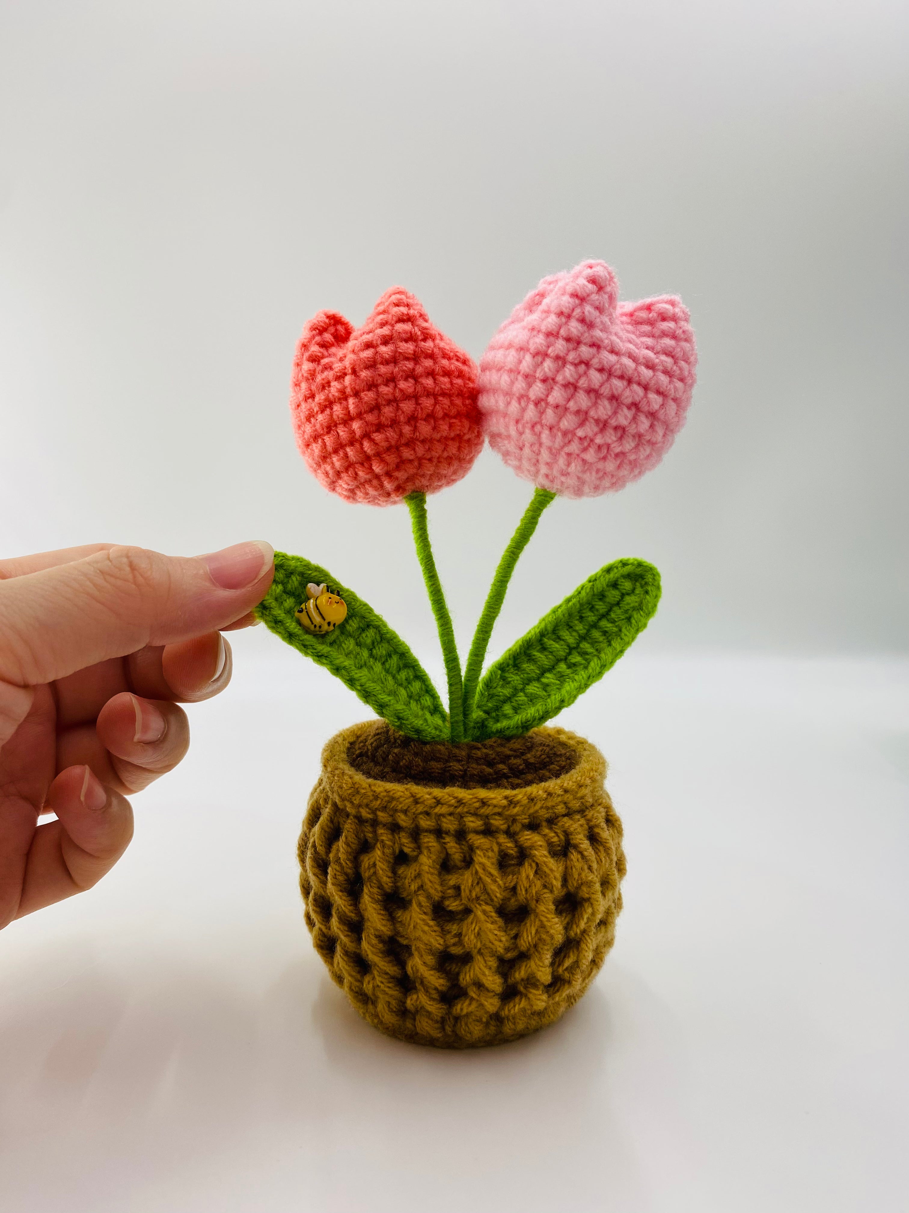 Crochet Pot Plant | Tulips