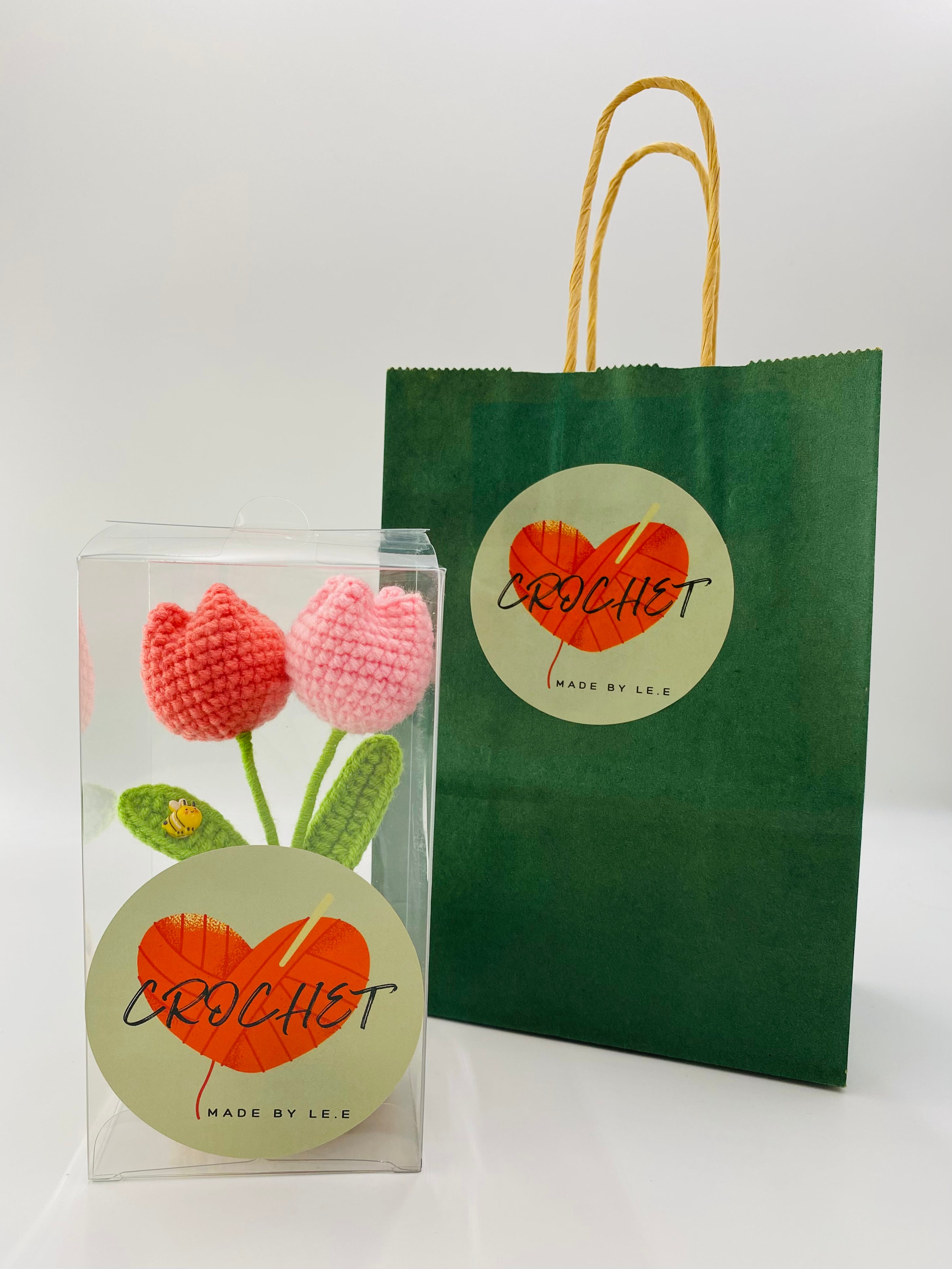 Crochet Pot Plant | Tulips