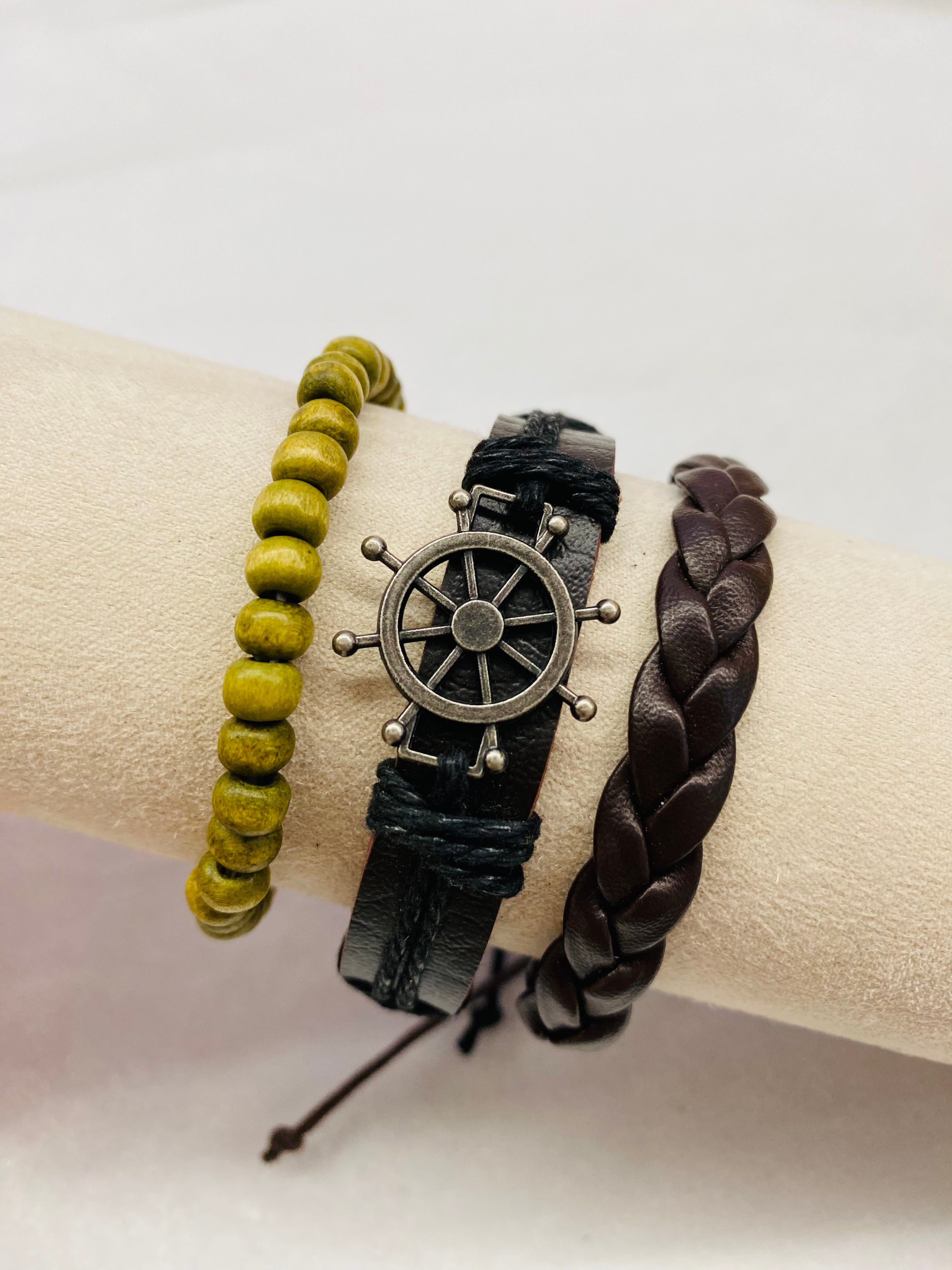 Leather Bracelet | Boat Rudder