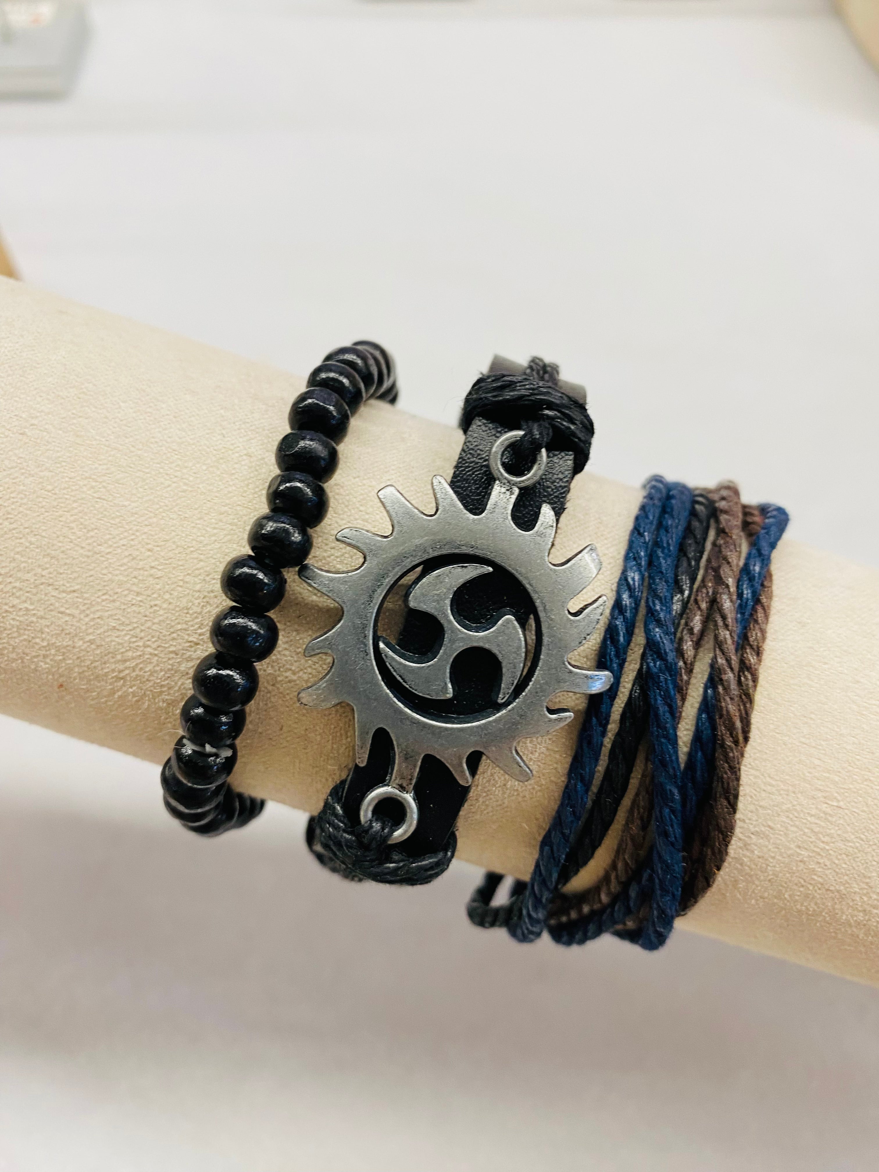 Leather Bracelet | Fire Sun