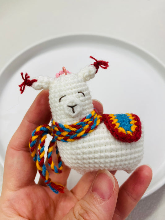 CrochetAlpaca Keychain | Handmade Cute Keyring | Australian Souvenir
