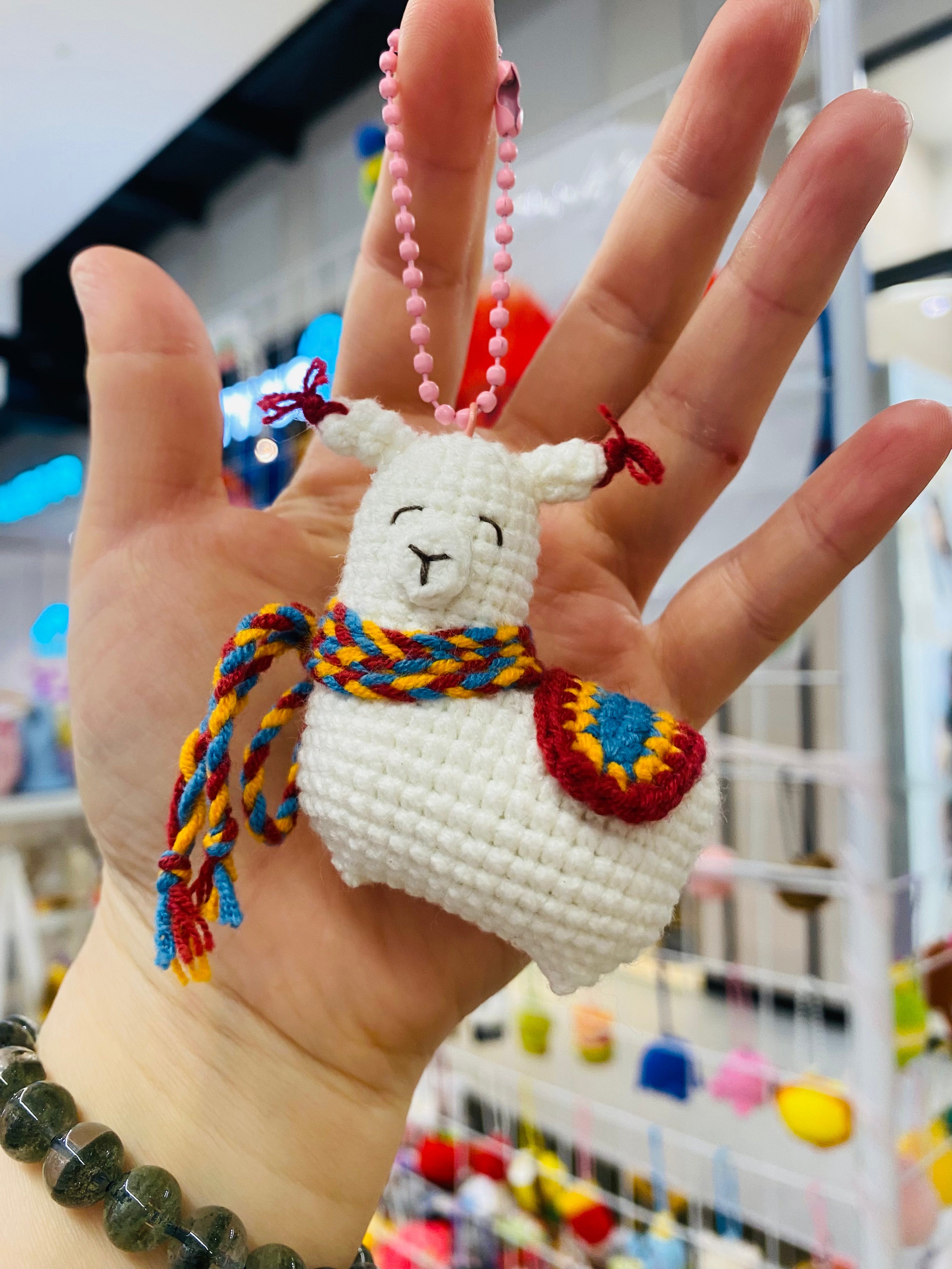 Crochet Keychains | Alpaca