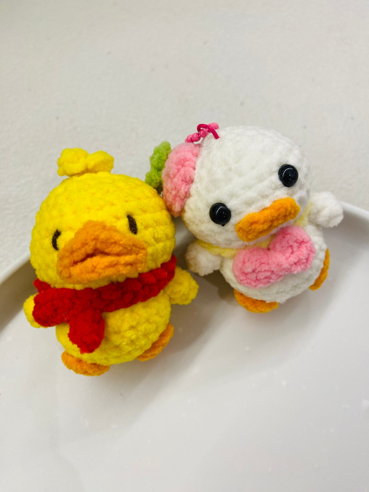 Crochet Duck Keychain | Handmade Cute Keyring | Cute Duck Bag Charm