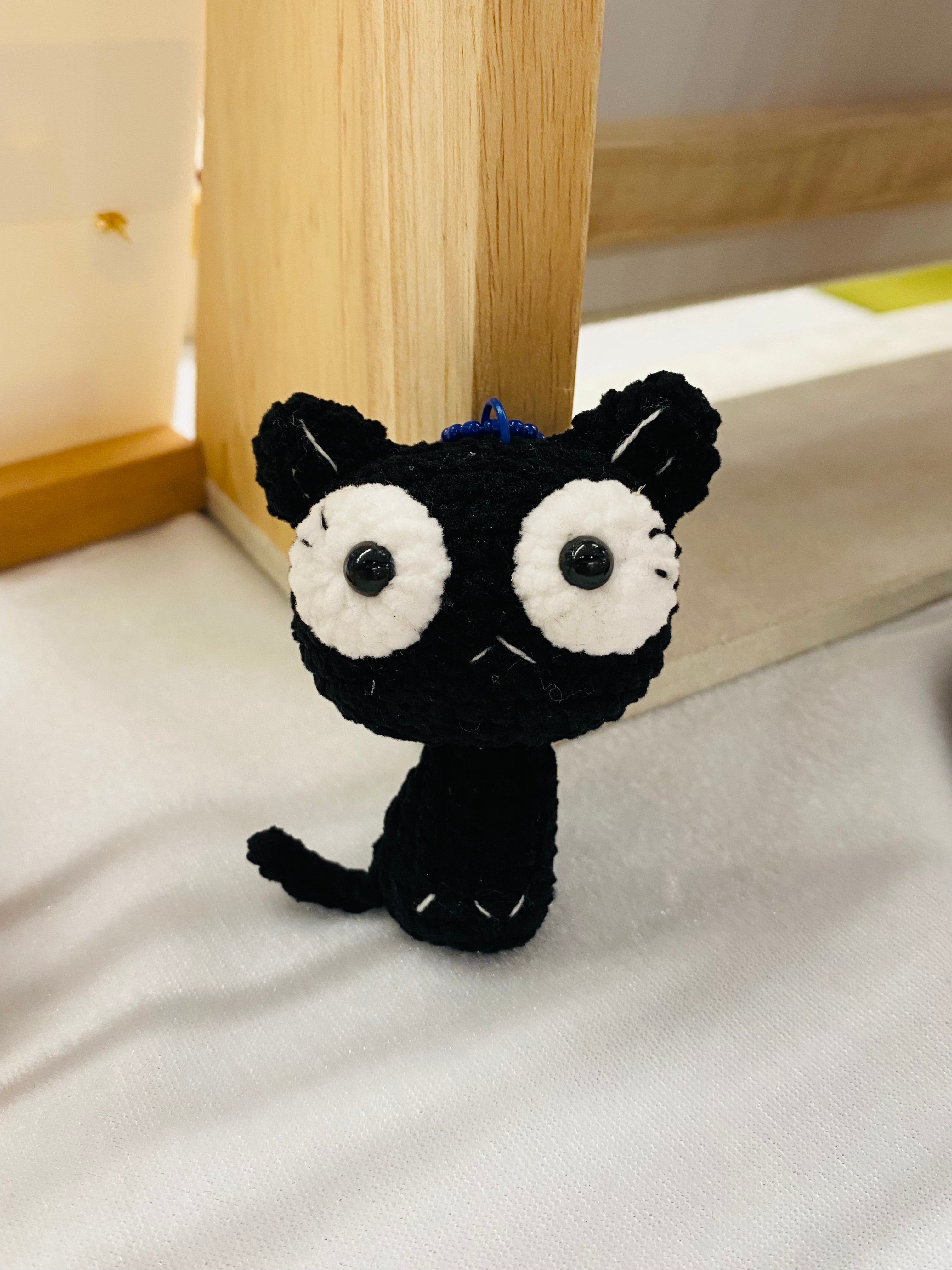 Crochet Keychains | Black Cat